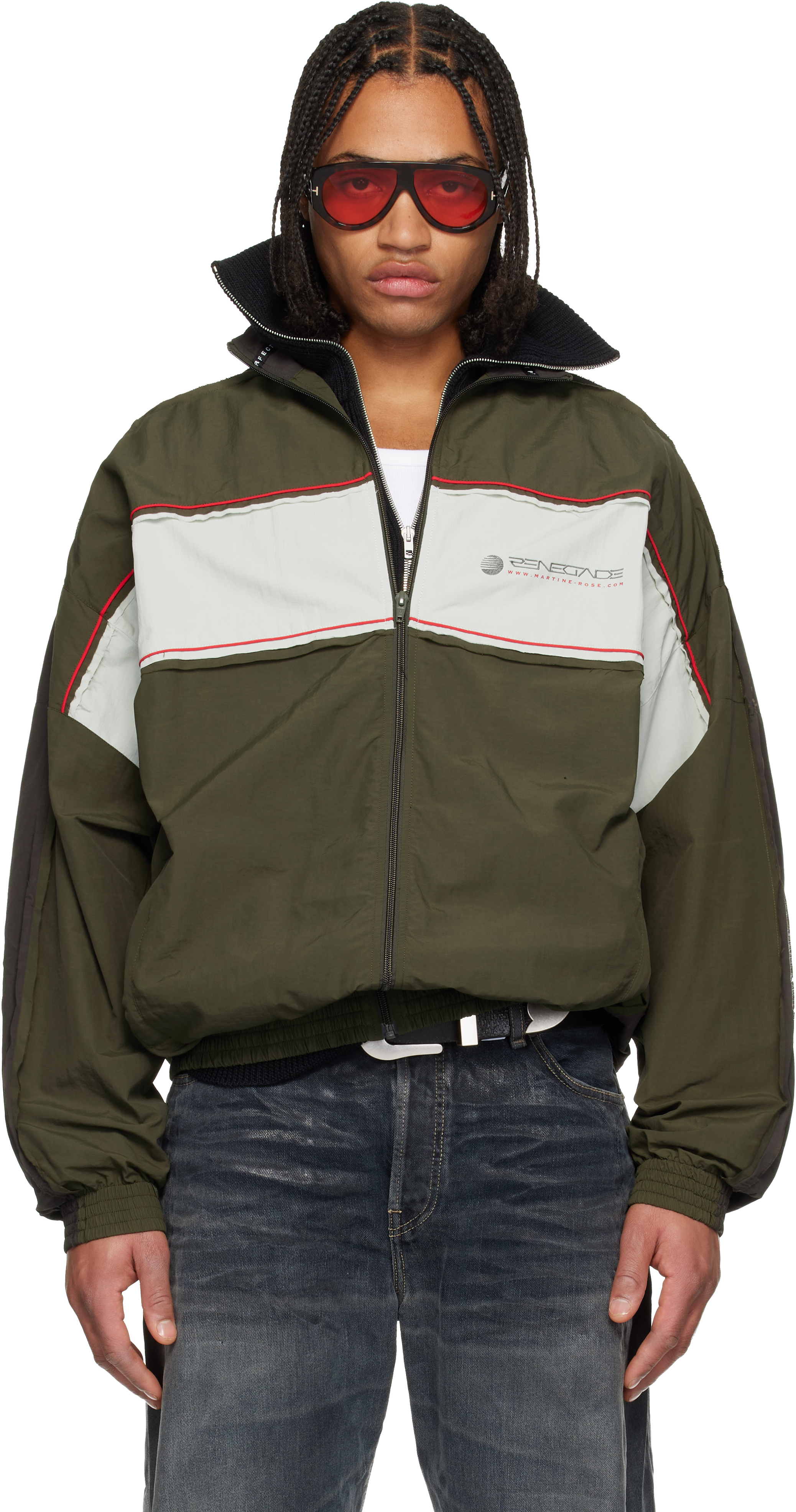 Martine Roseのカーキ Layered トラックジャケットがセール中