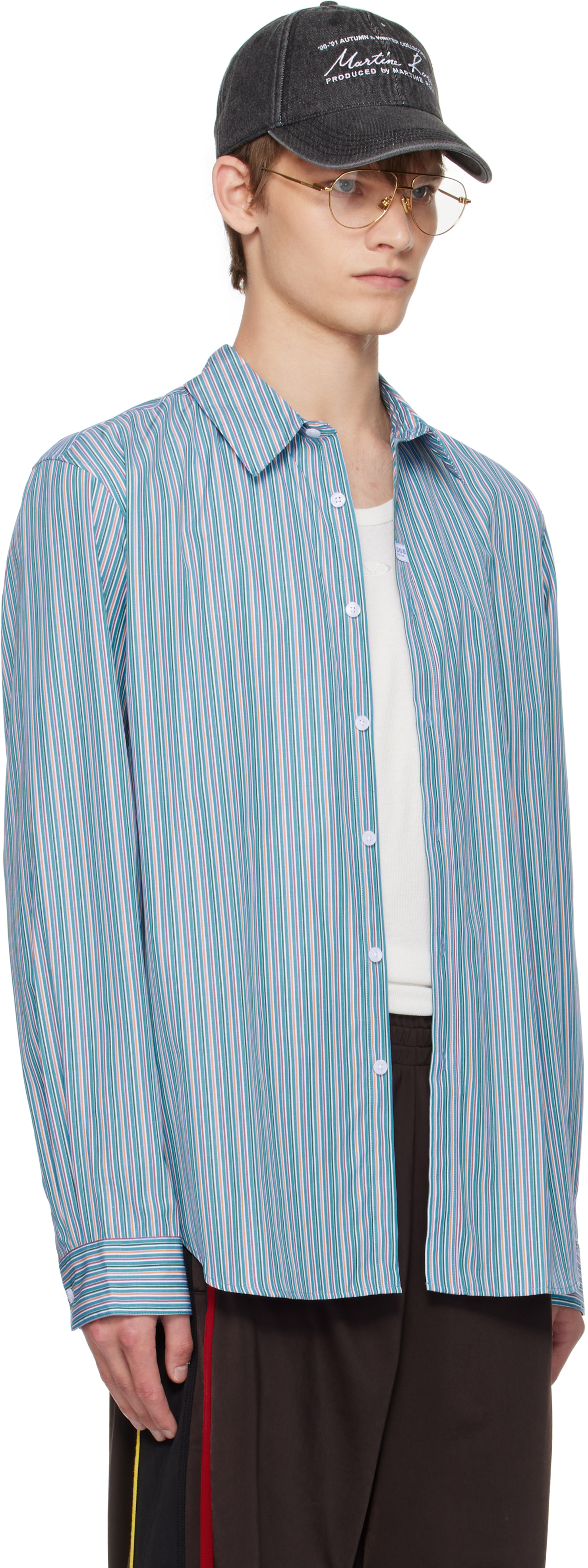 Martine Rose Classic Shirt In Blue