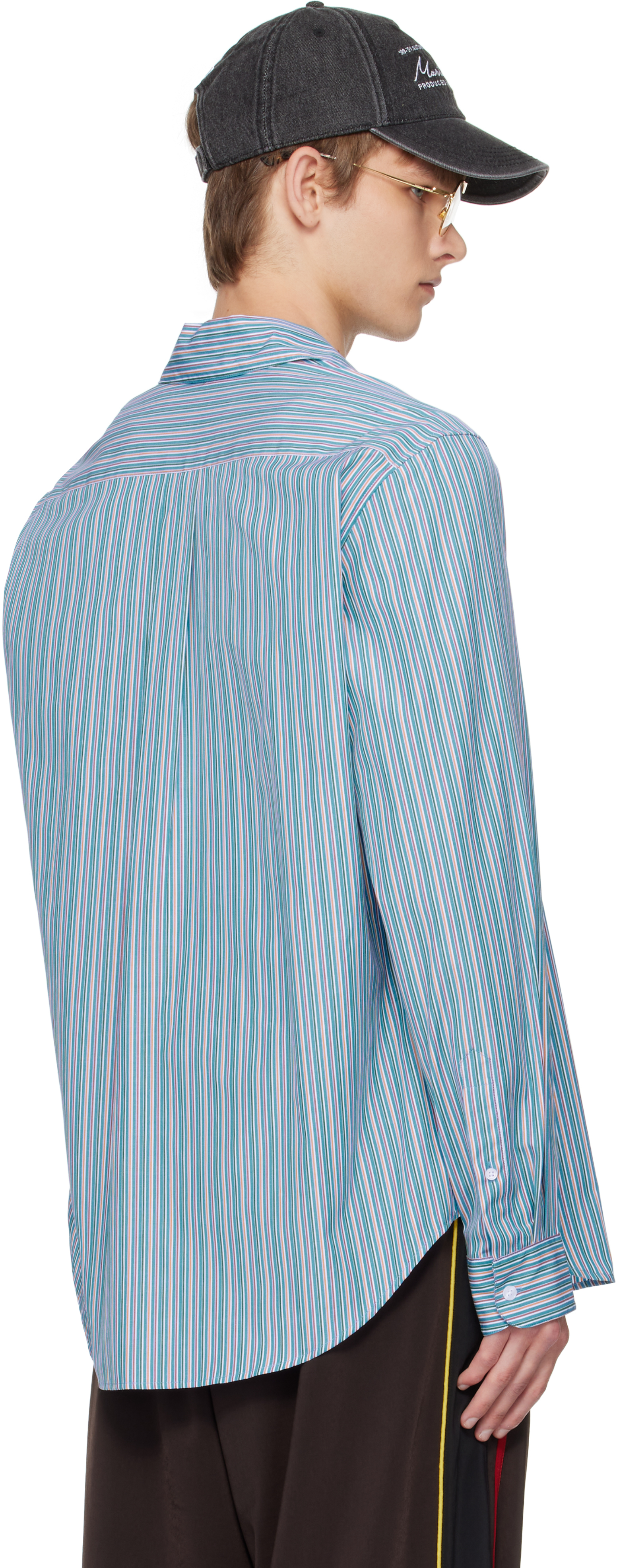 Martine Rose Classic Shirt In Blue