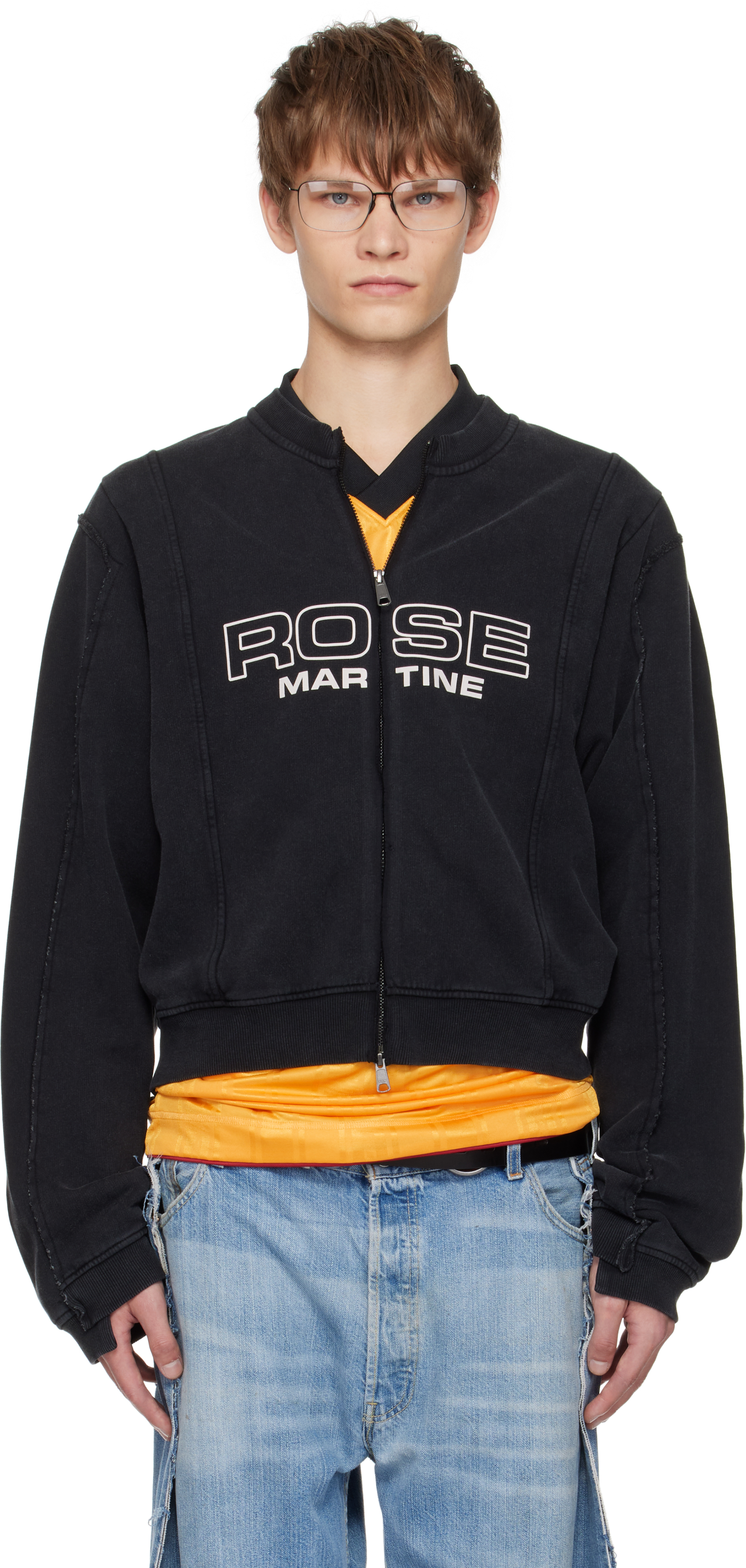 【Martine Rose】■ ジップアップスウェット ■ ブラック ■未使用品 美品Martine Rose ZIP UP CREW ジップアップ スウェット - メルカリ