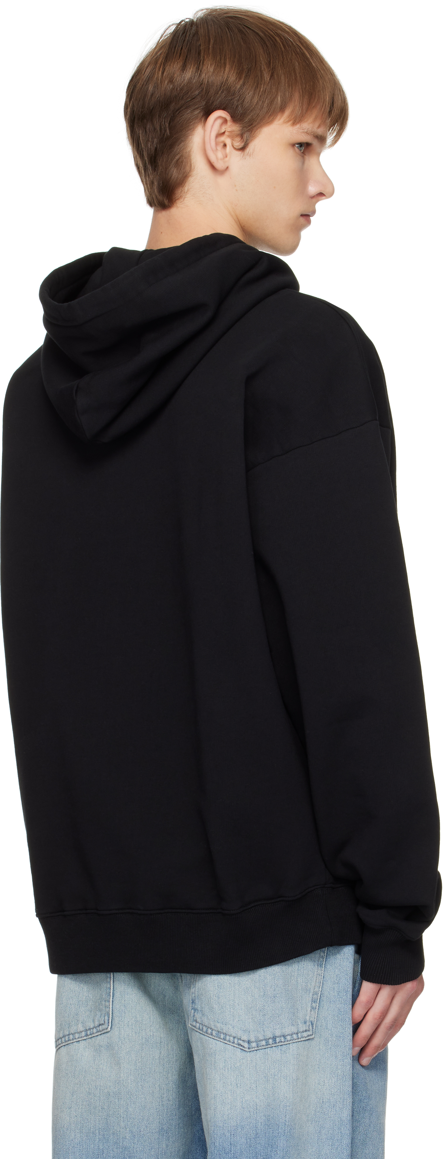 Martine Rose Black Classic Hoodie In Multi
