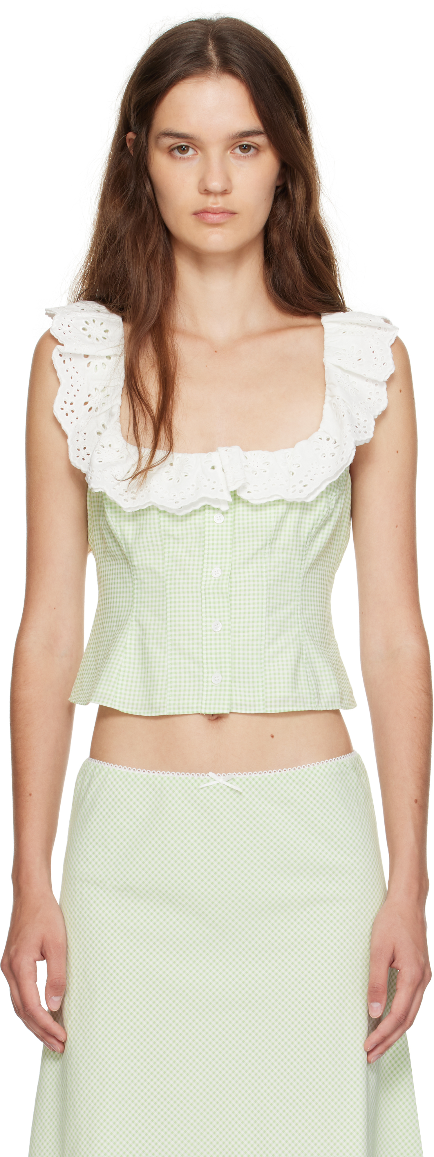 【関税込み】GUIZIO SSENSE限定 グリーン ミニドレス SSENSE Exclusive Green Minidress by GUIZIO on Sale