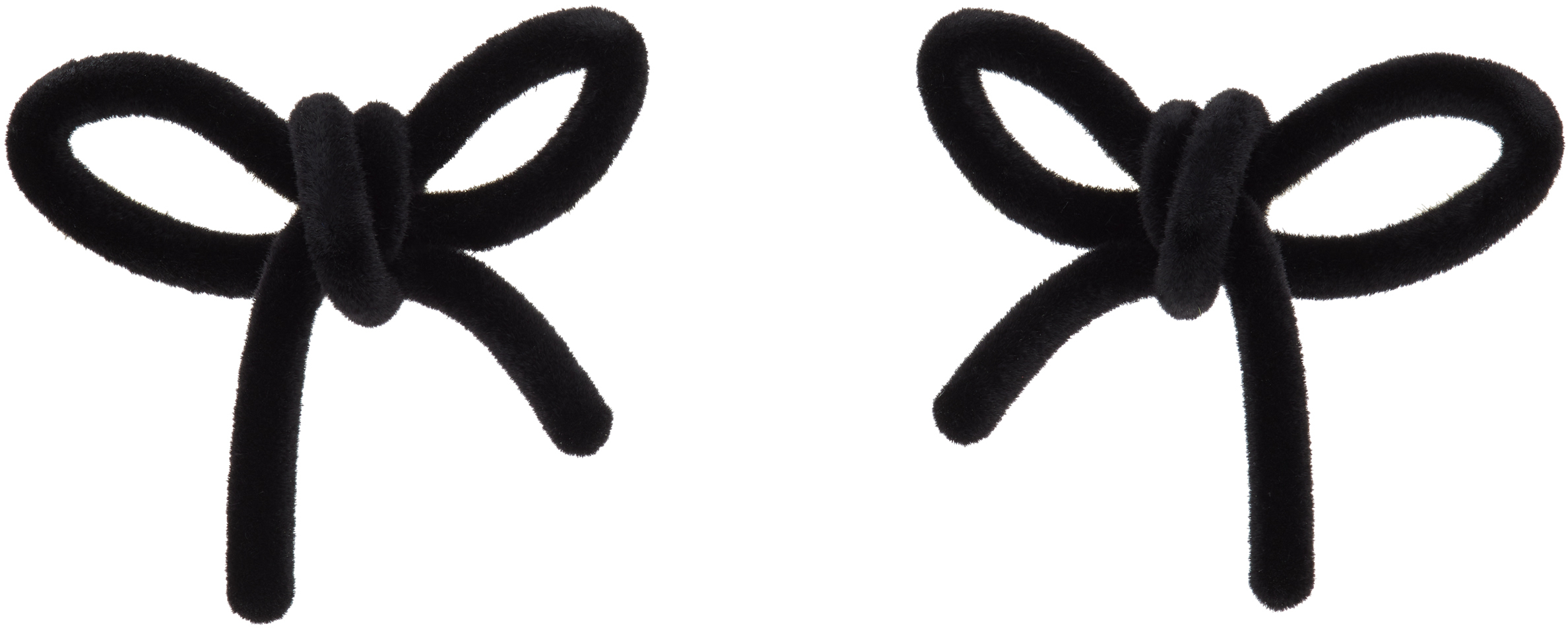 Shushu/TongのSSENSE 日本限定 YVMINエディション Velvet Bow ピアスが