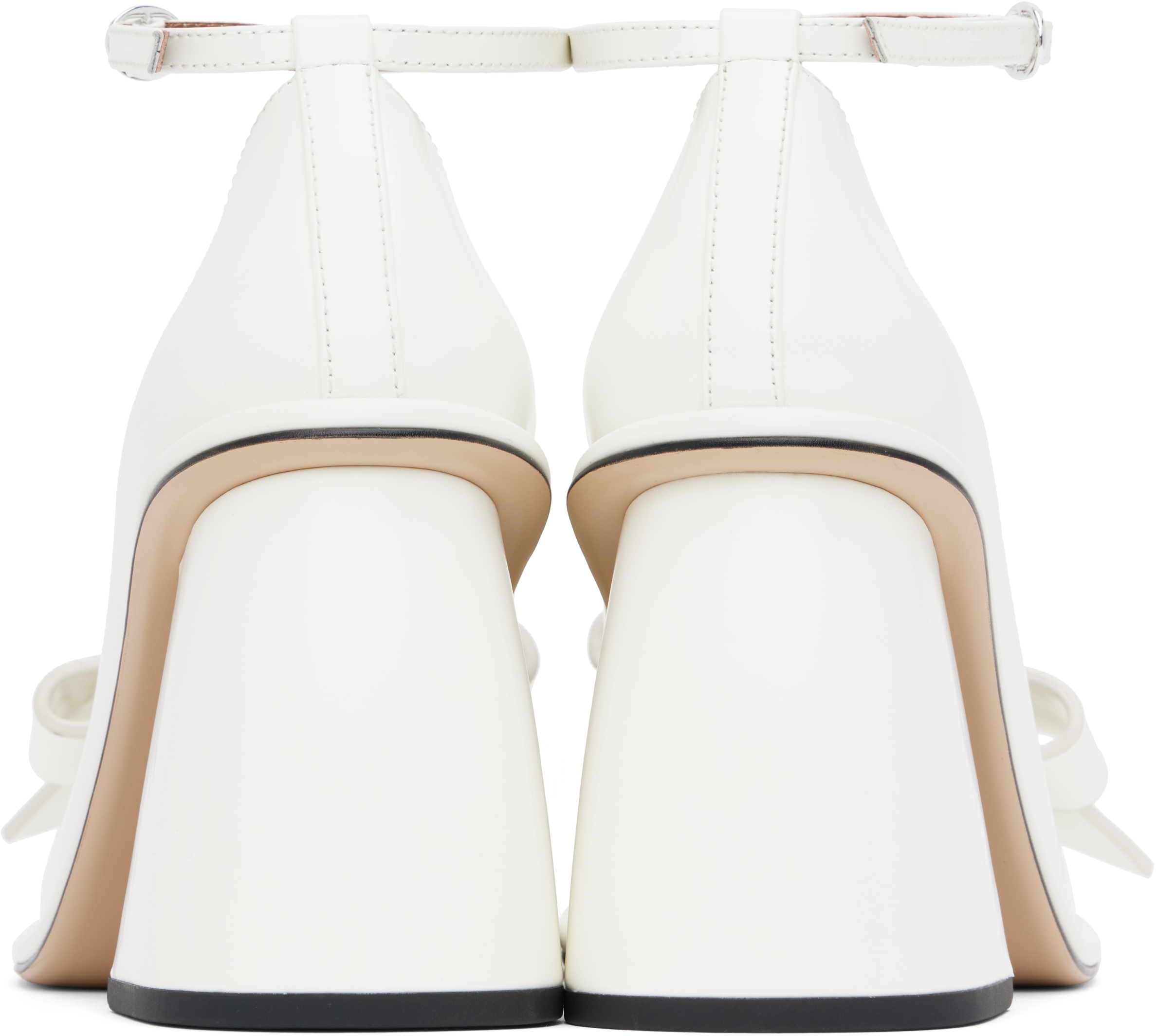 Shushu-tong Ssense Exclusive Bridal Capsule Front Bow Heels