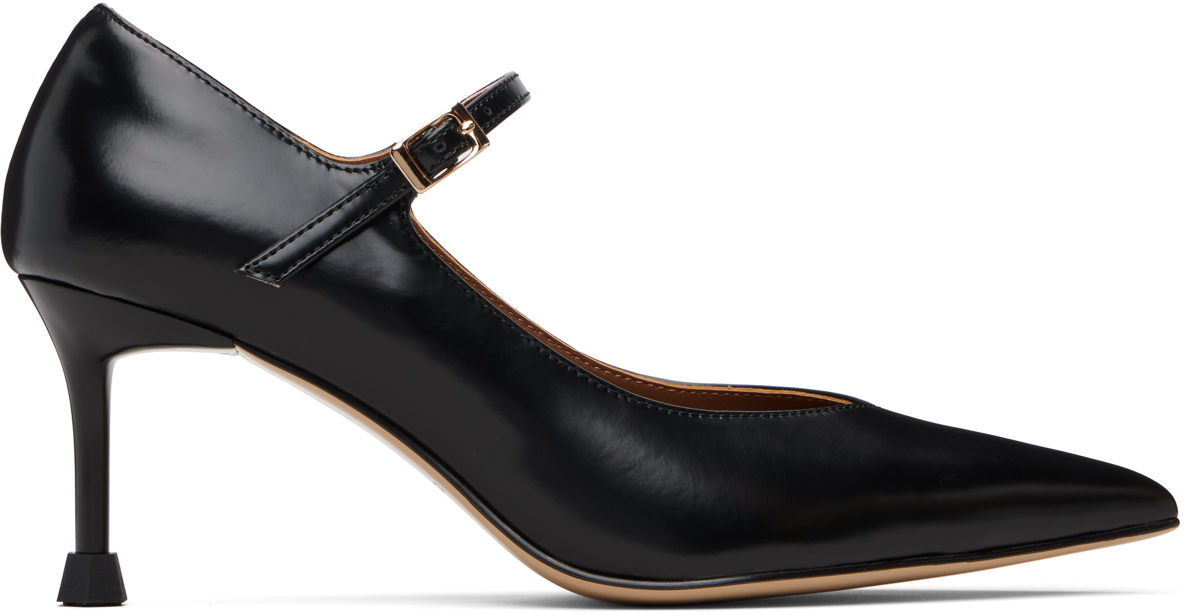 Shushu/Tongのブラック Pointed-Toe メリージェーン ヒールがセール中