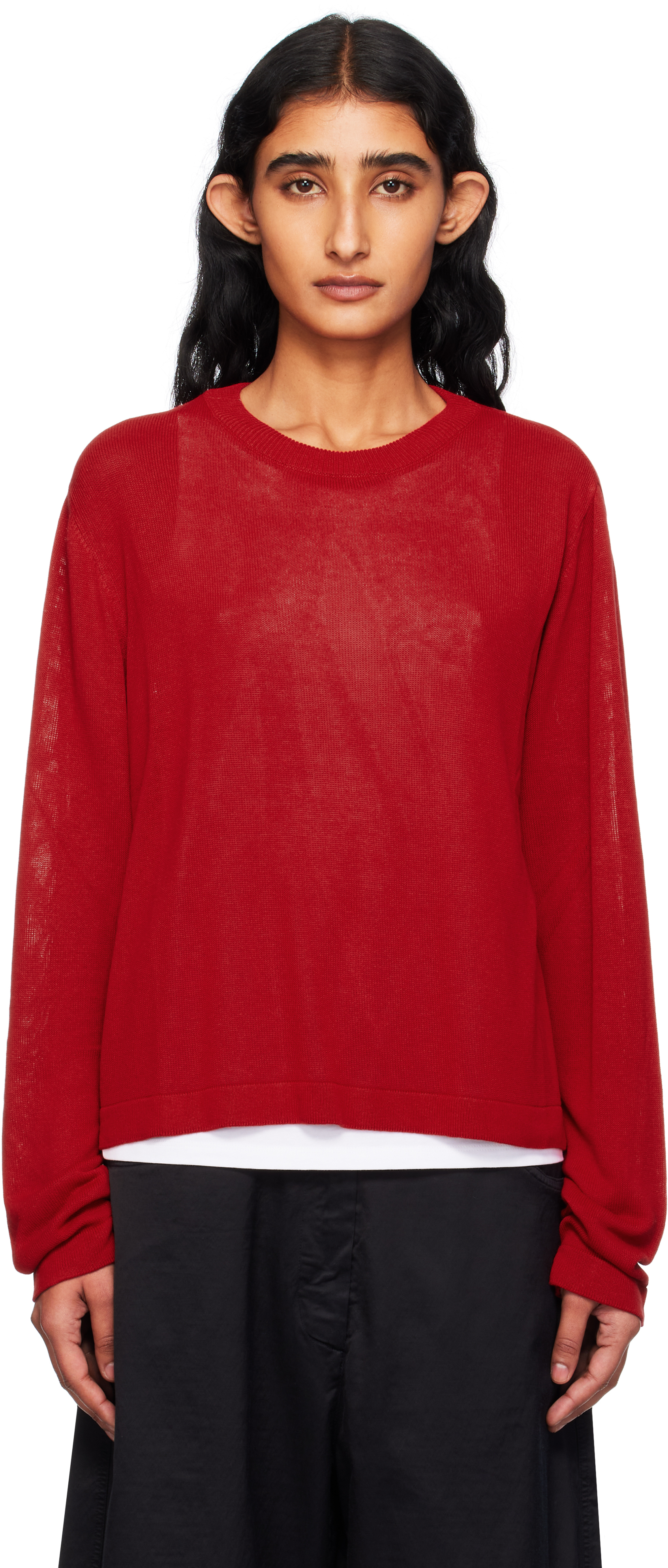 Red Viscose T-shirt