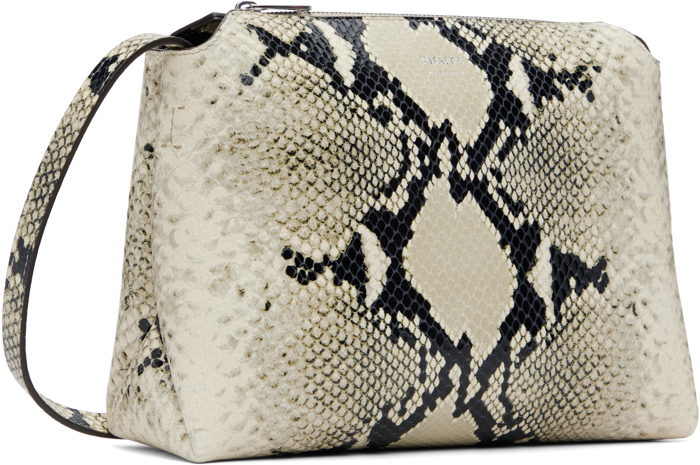 Khaite Off-white & Black Lina Crossbody Bag