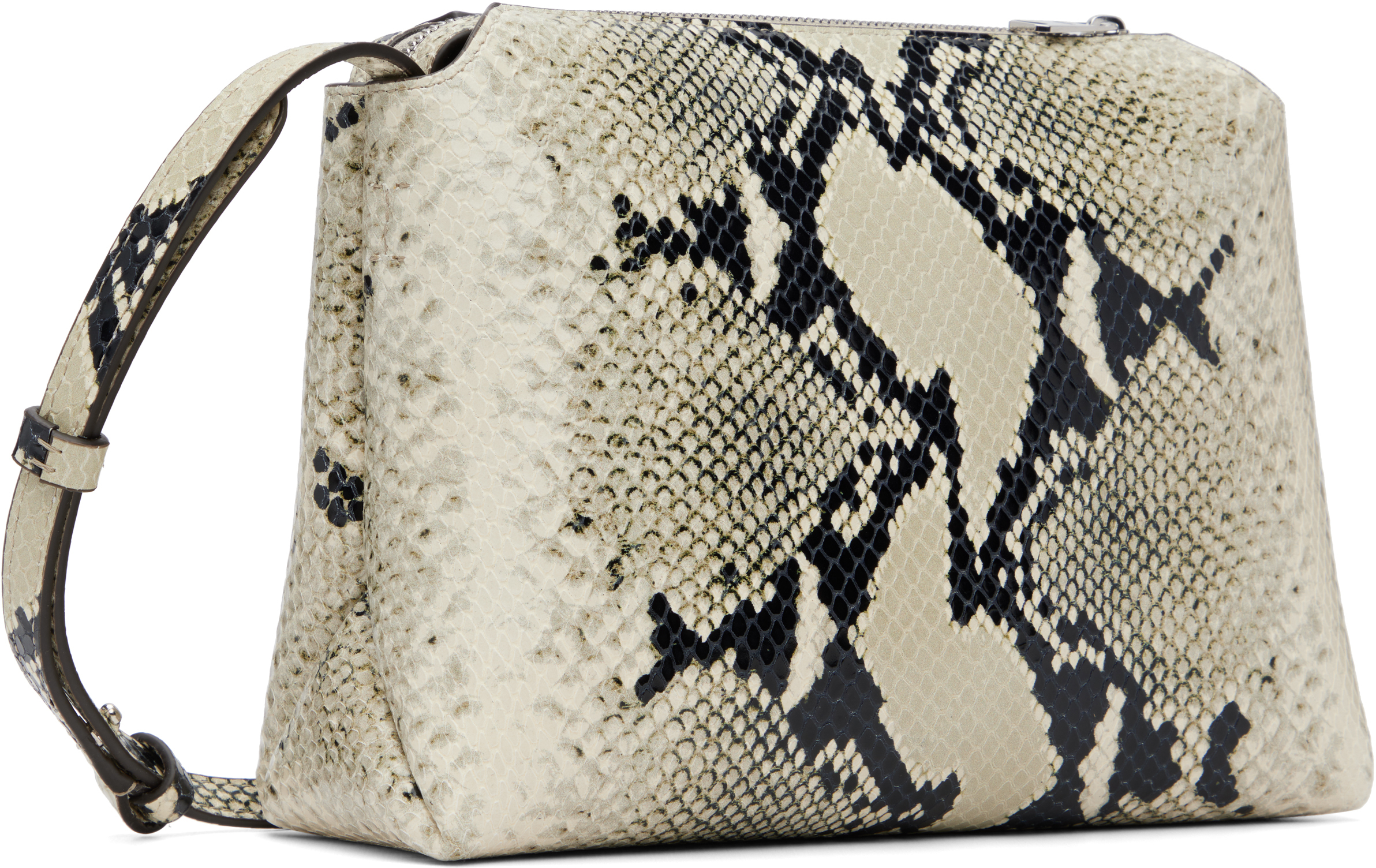 Khaite Off-white & Black Lina Crossbody Bag