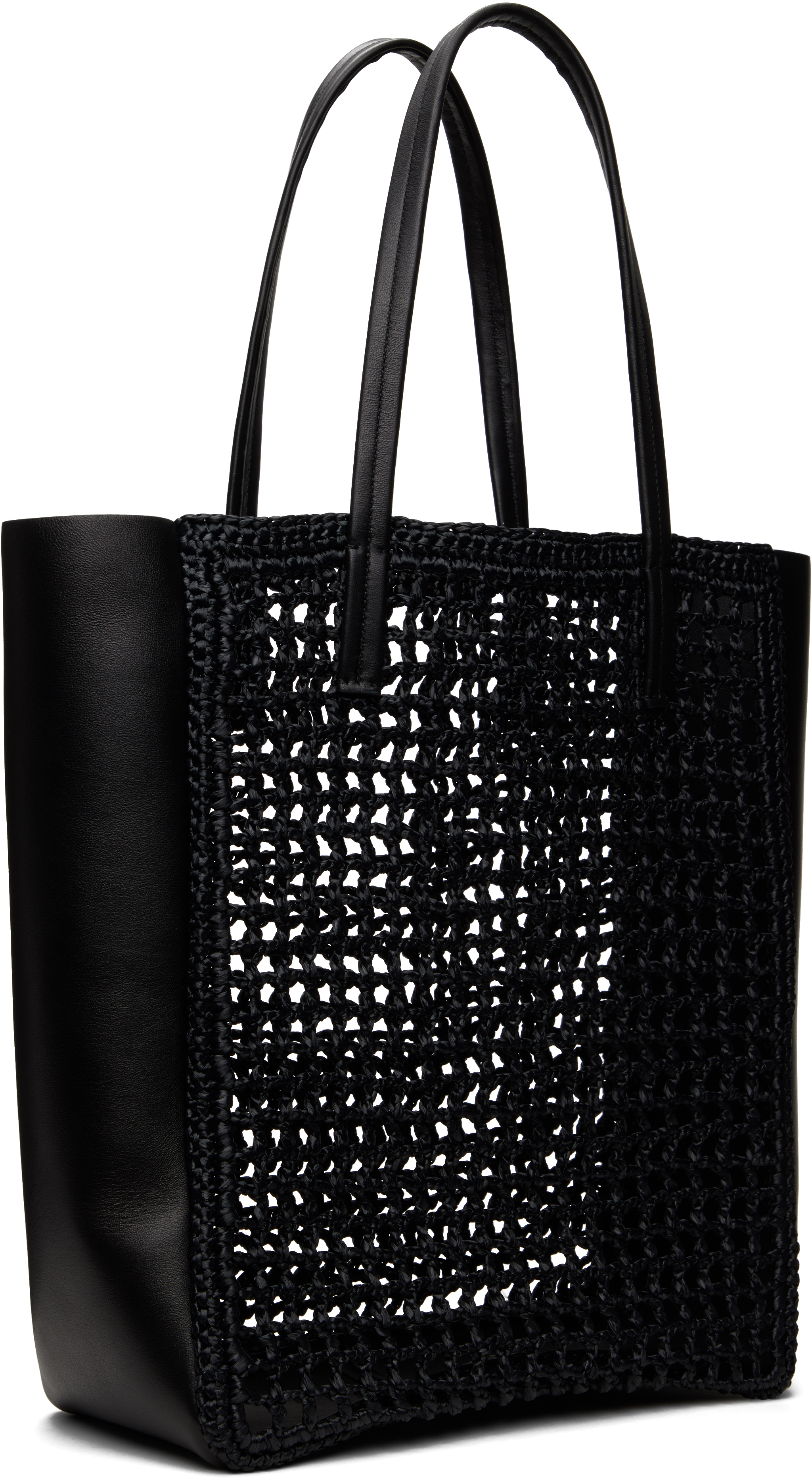 Khaite Tote Zoe Small Aus Raffiabast Mit Leder