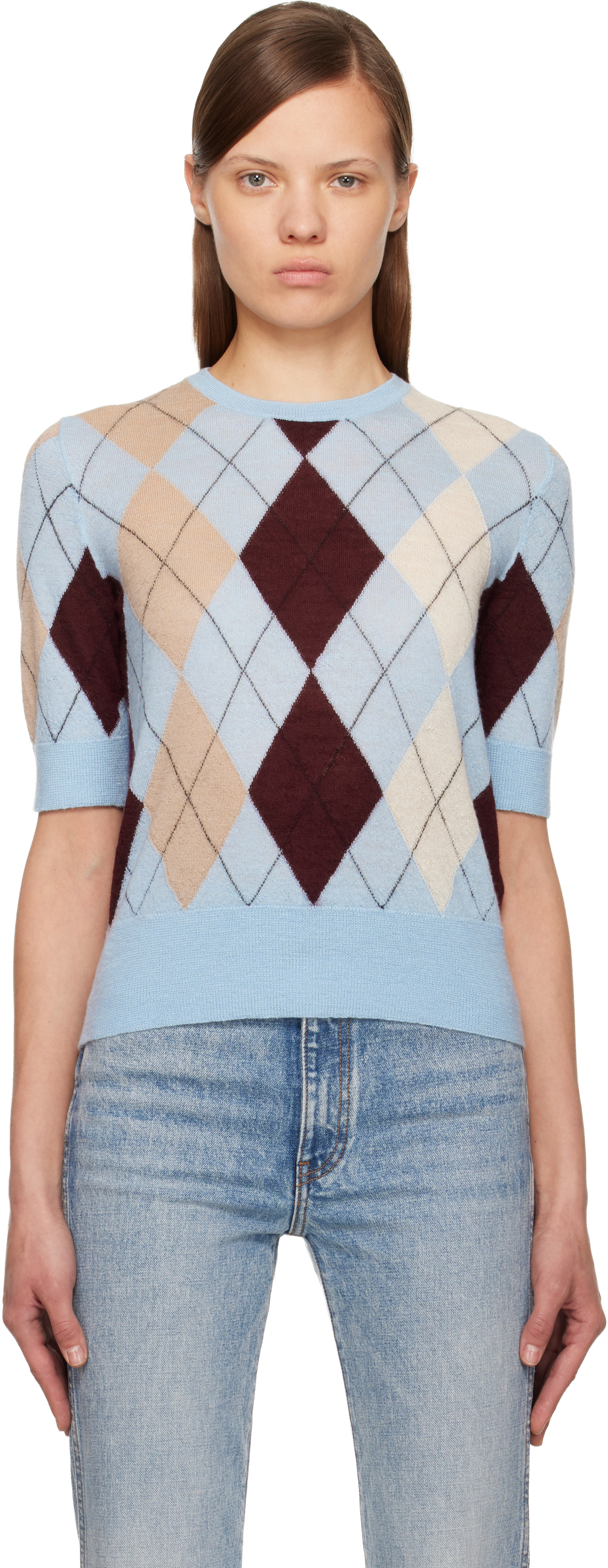 Khaite Blue Anders Sweater