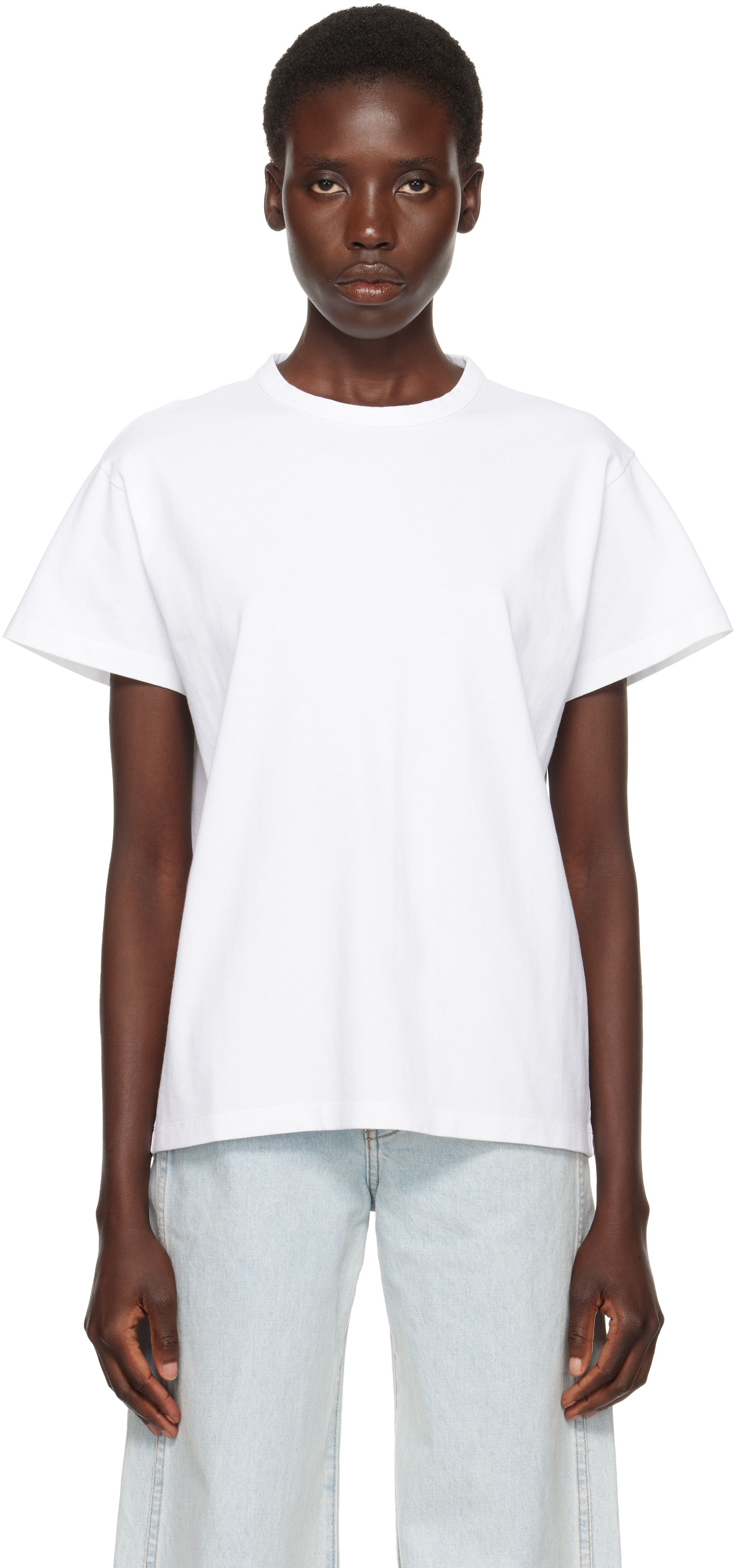 Khaite Devra Cotton Blend Jersey T-shirt