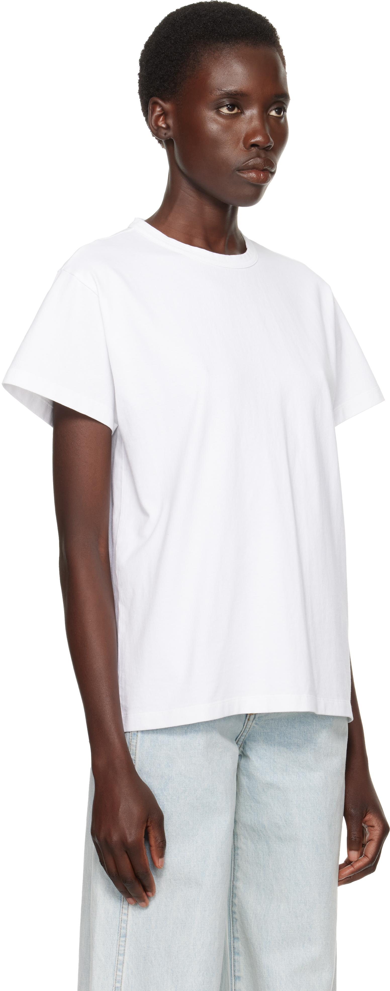 Khaite Devra Cotton Blend Jersey T-shirt