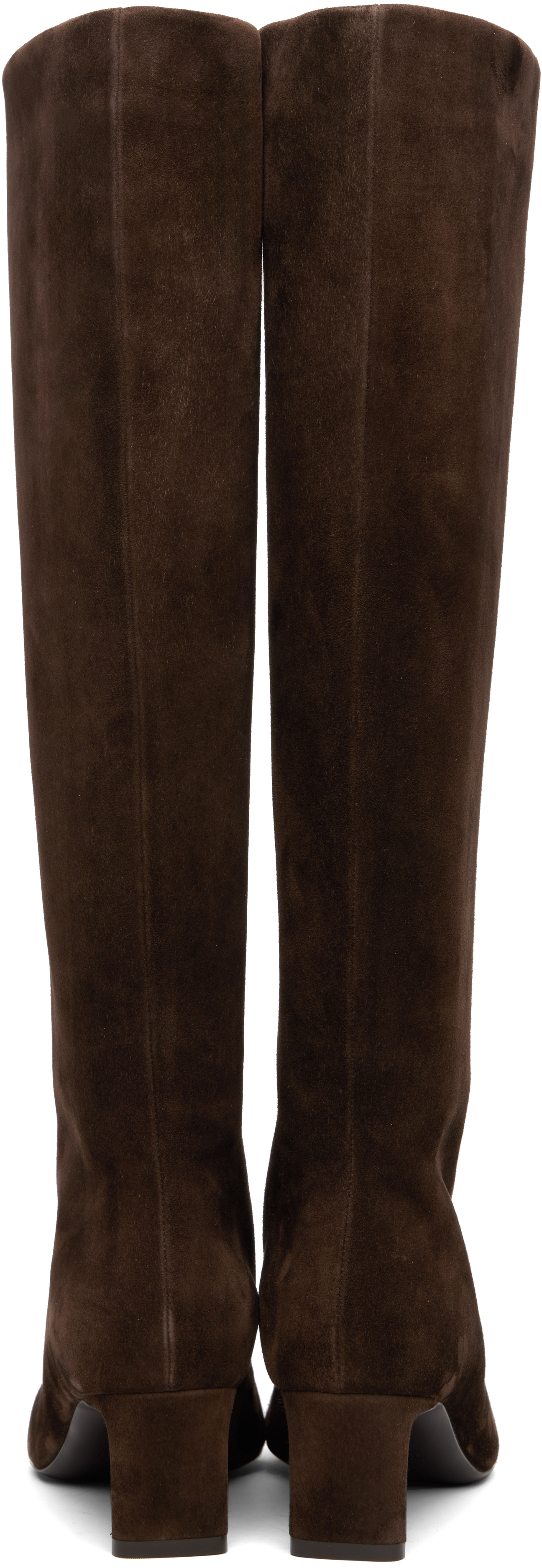 Khaite Brown Ona Knee-high Tall Boots