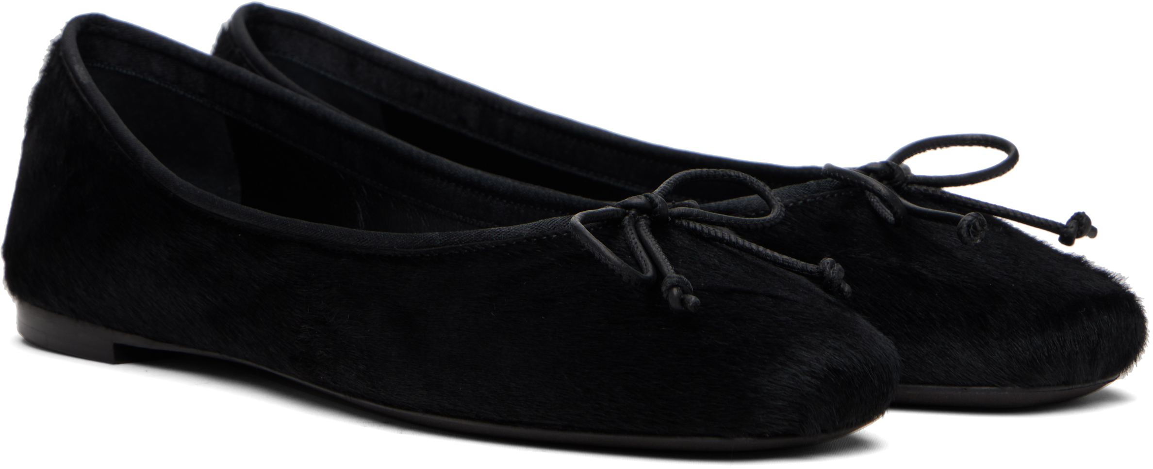 Khaite Charlotte Calf Hair Ballet Flats