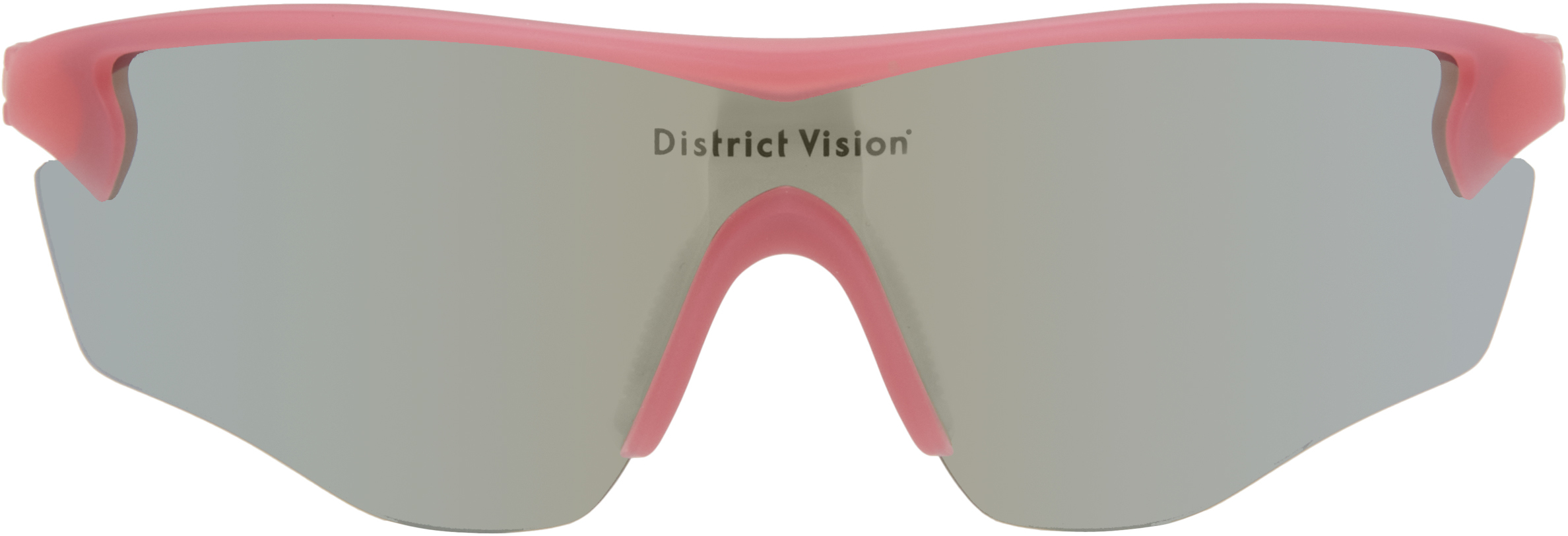 District Vision Pink Junya Racer Sunglasses