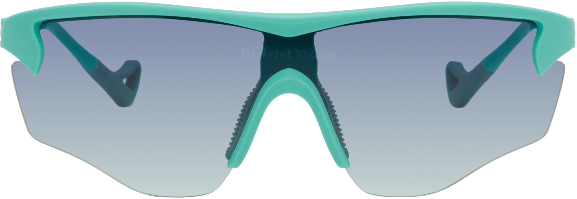 District Vision Blue Junya Racer Sunglasses