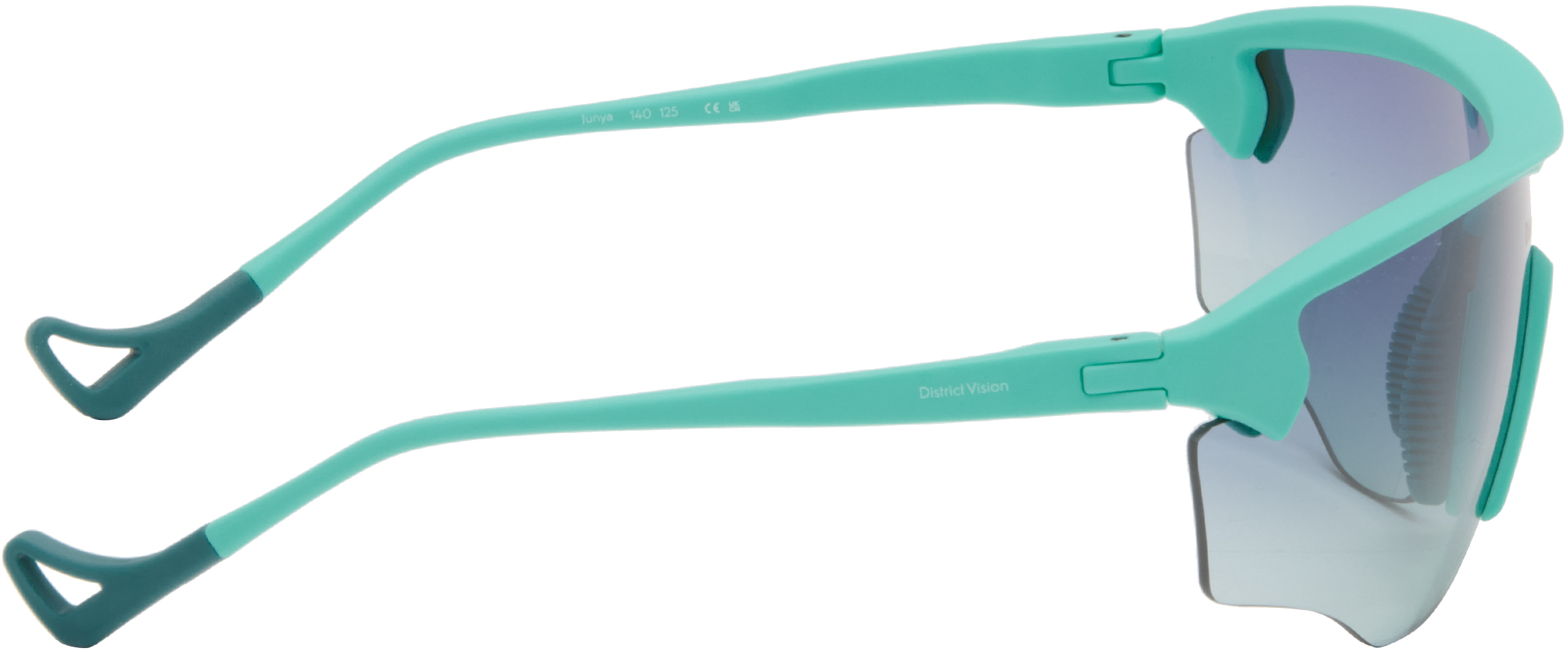 District Vision Blue Junya Racer Sunglasses
