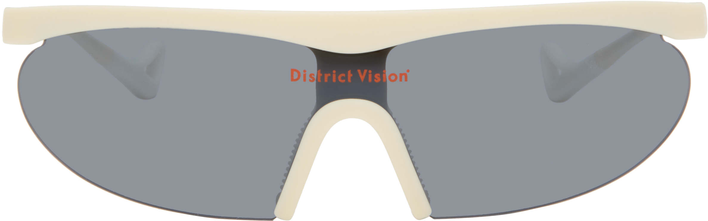 District Vision Beige Koharu Eclipse Sunglasses