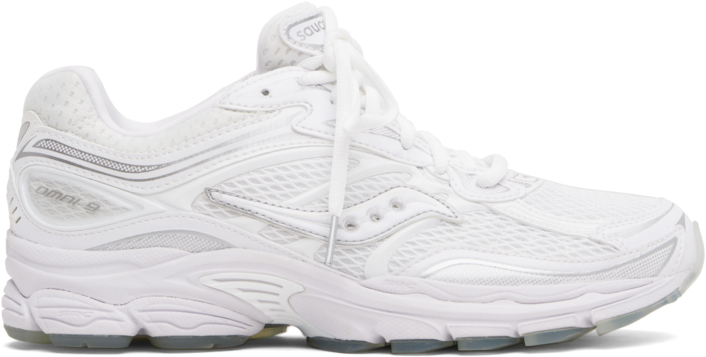 White ProGrid Omni 9 Socktop Sneakers