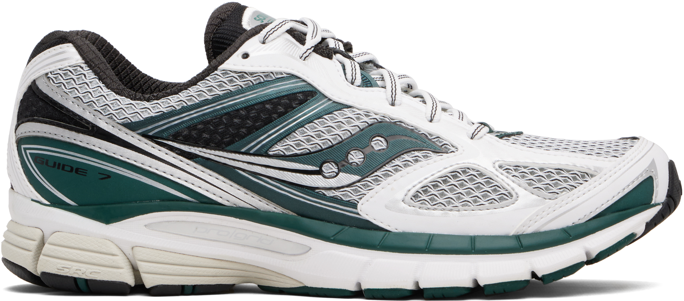 White & Green ProGrid Guide 7 Sneakers