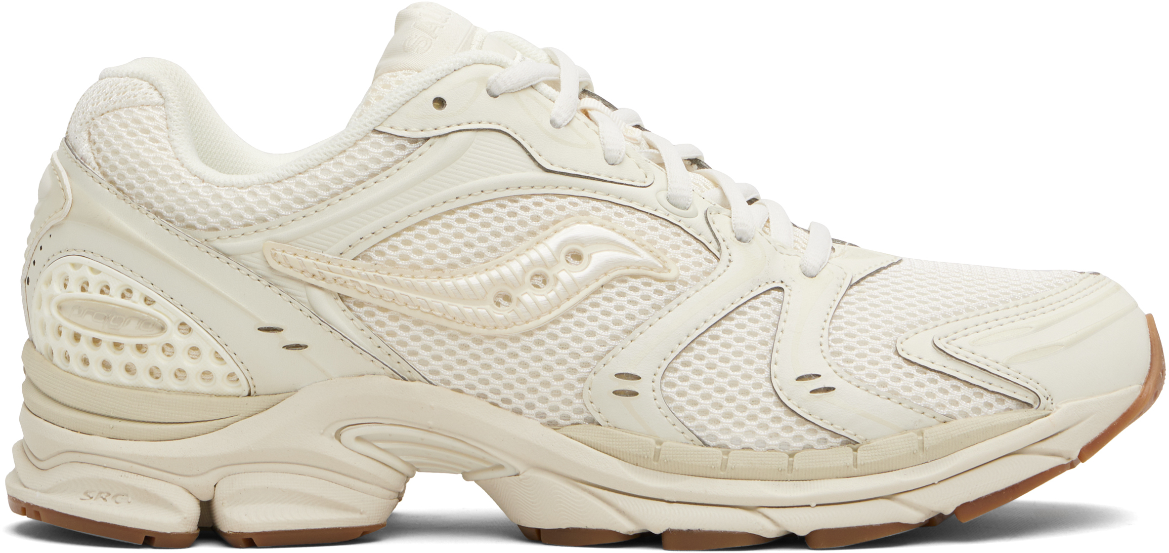 Off-White & Beige ProGrid Triumph 4 Heritage Sneakers