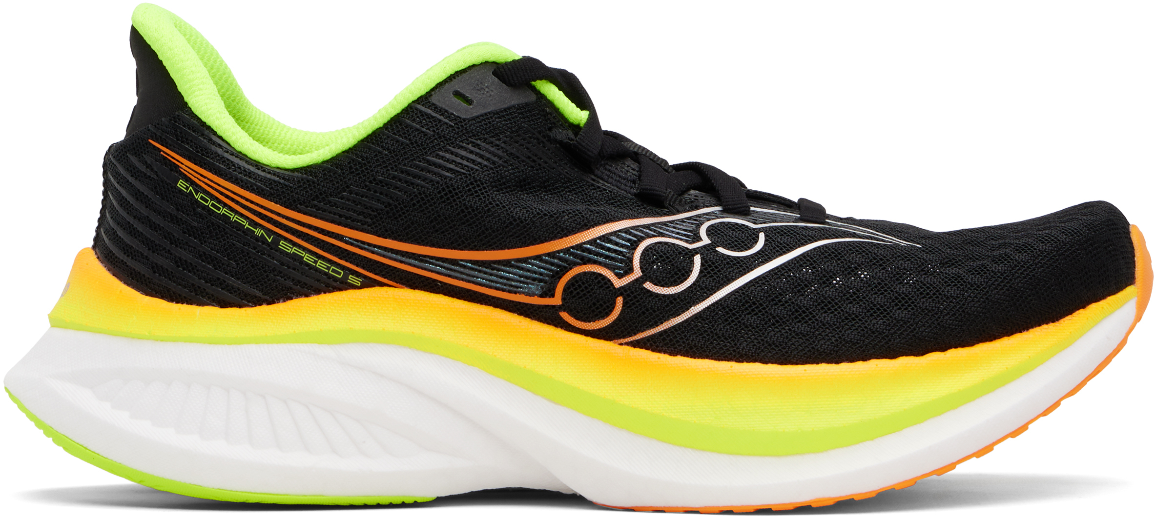 Black & Yellow Endorphin Speed 5 Sneakers