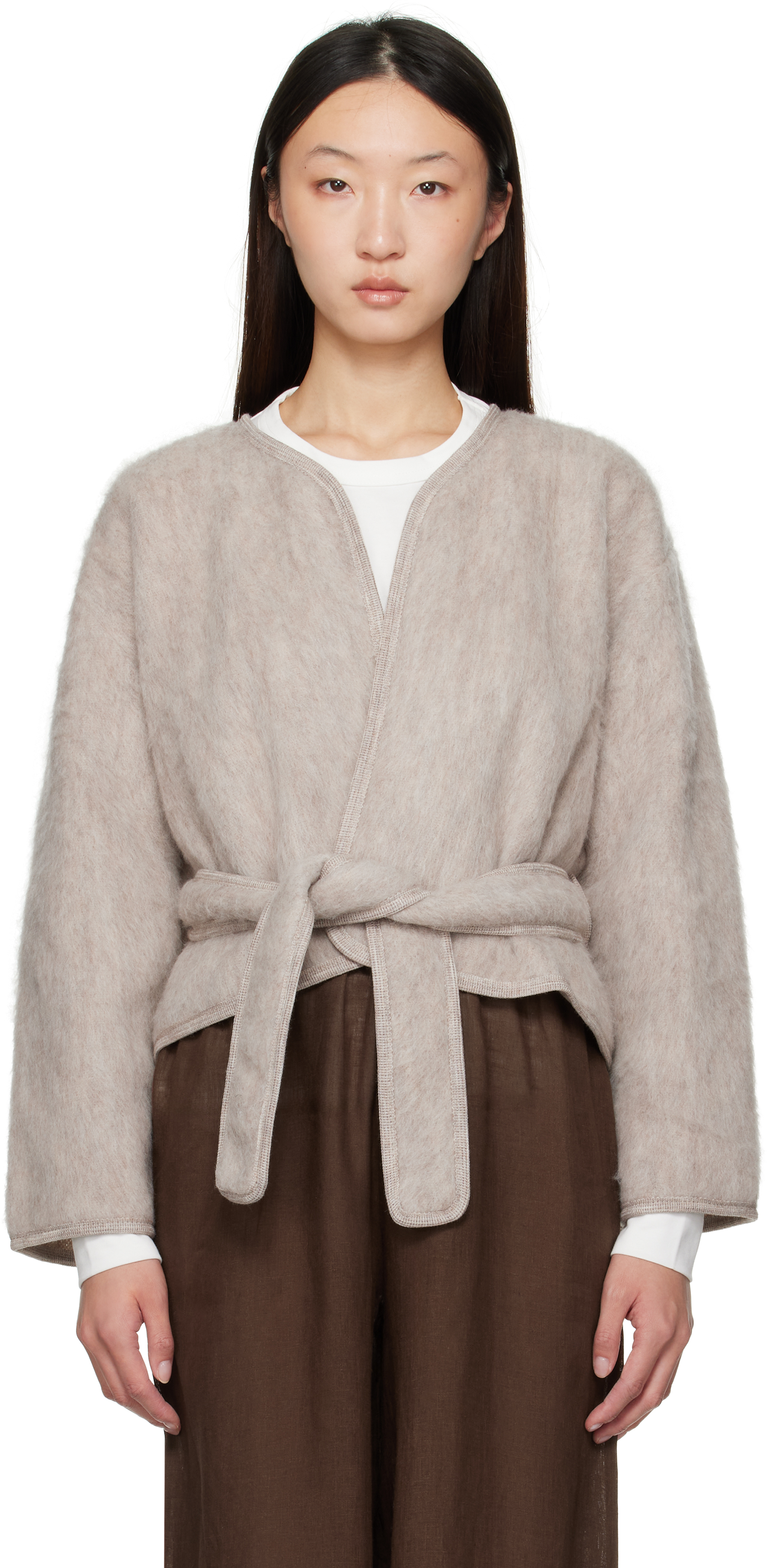 Taupe Capas Jacket