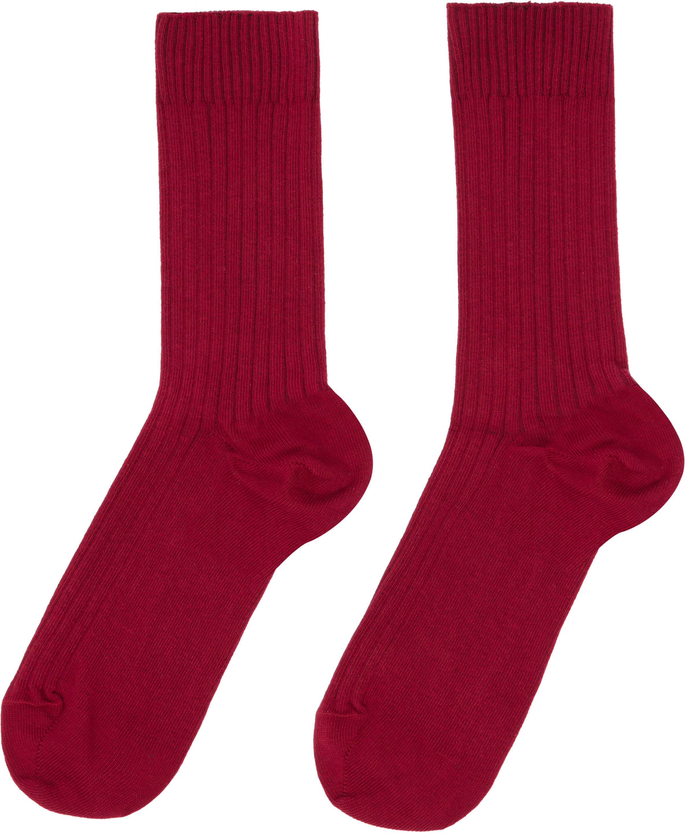 Baserange Three-pack Multicolor Organic Cotton Rib Overankle Socks In Multi