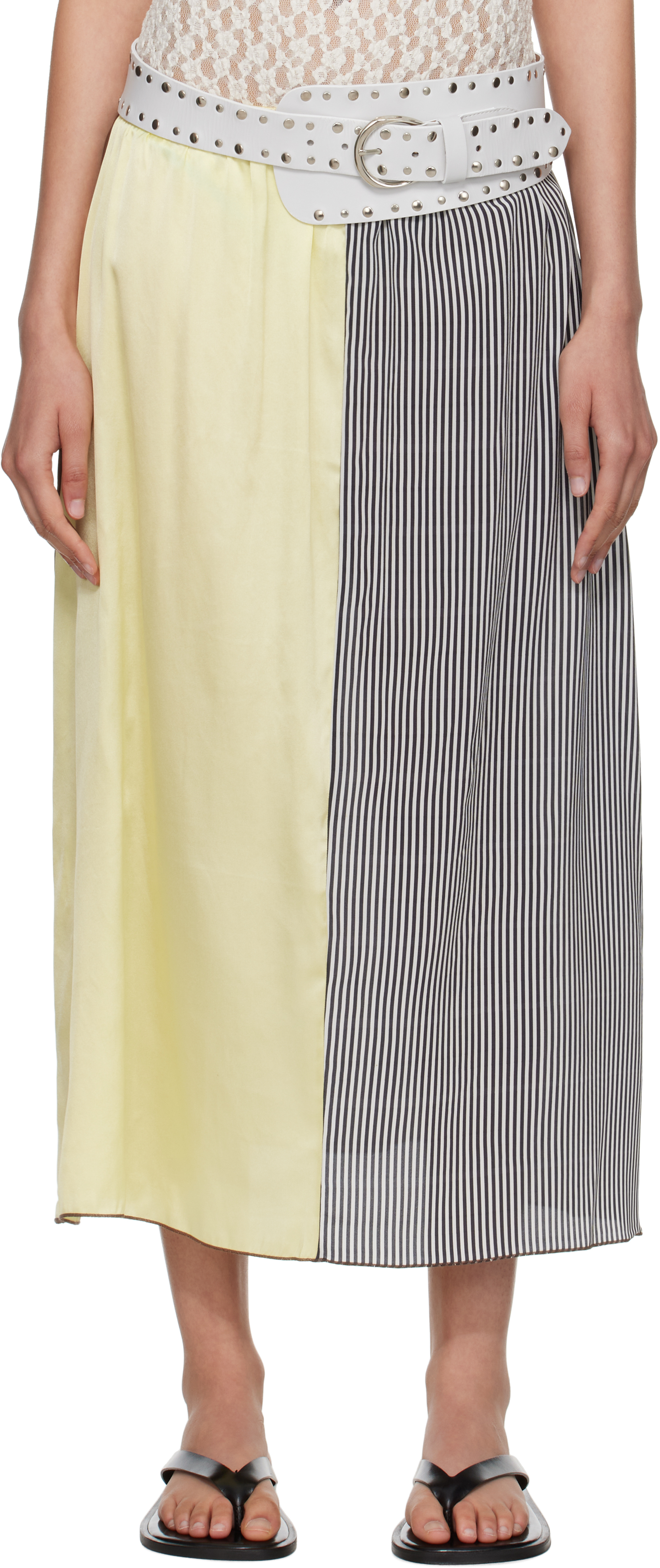 SSENSE Exclusive Multicolor Vesa Midi Skirt