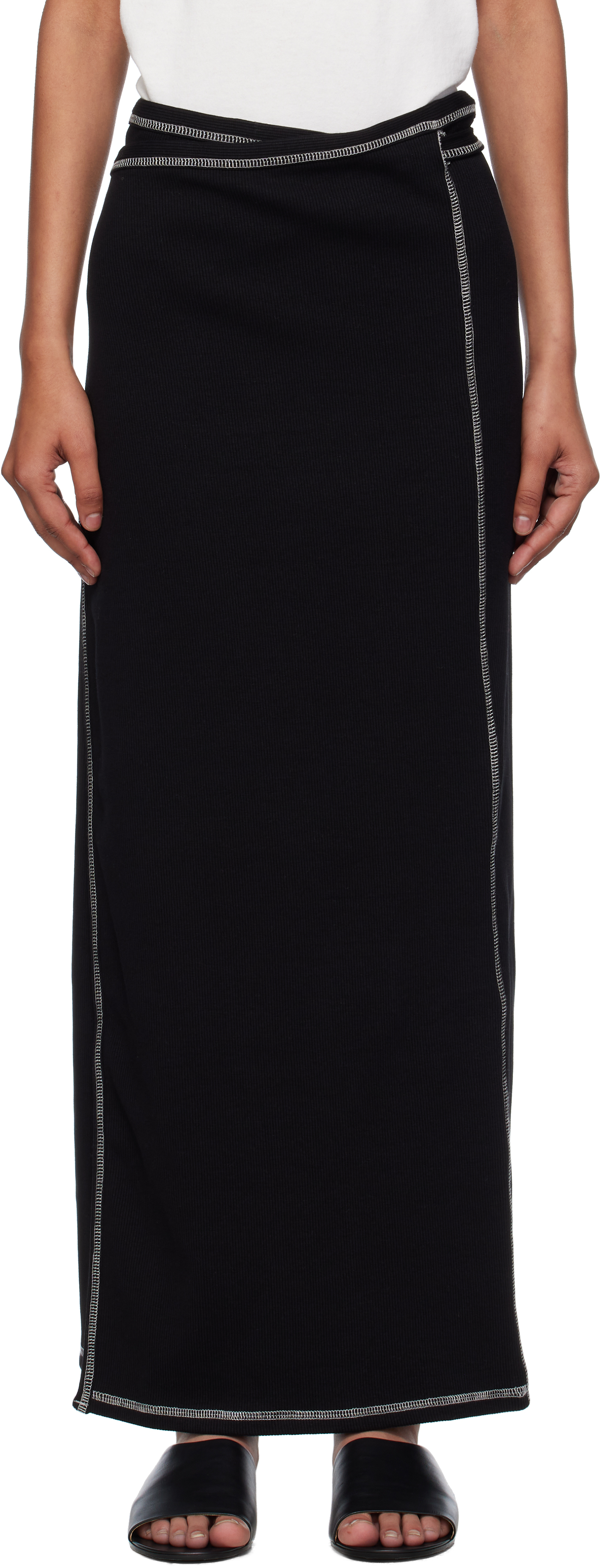 Black Brig Maxi Skirt