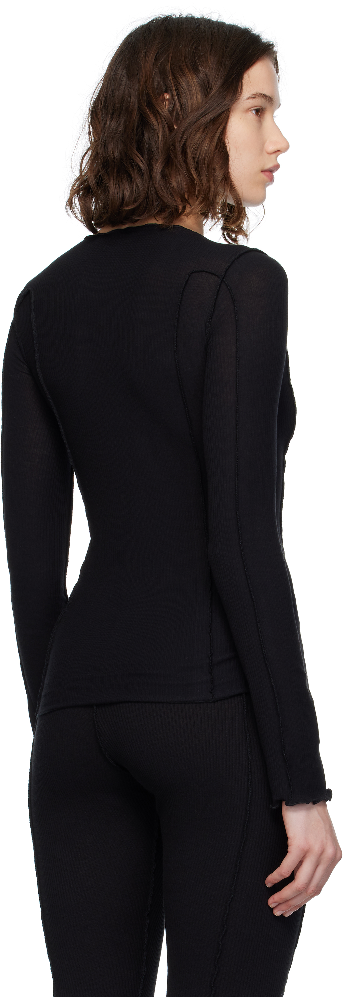 Baserange Black Omato Long Sleeve T-shirt