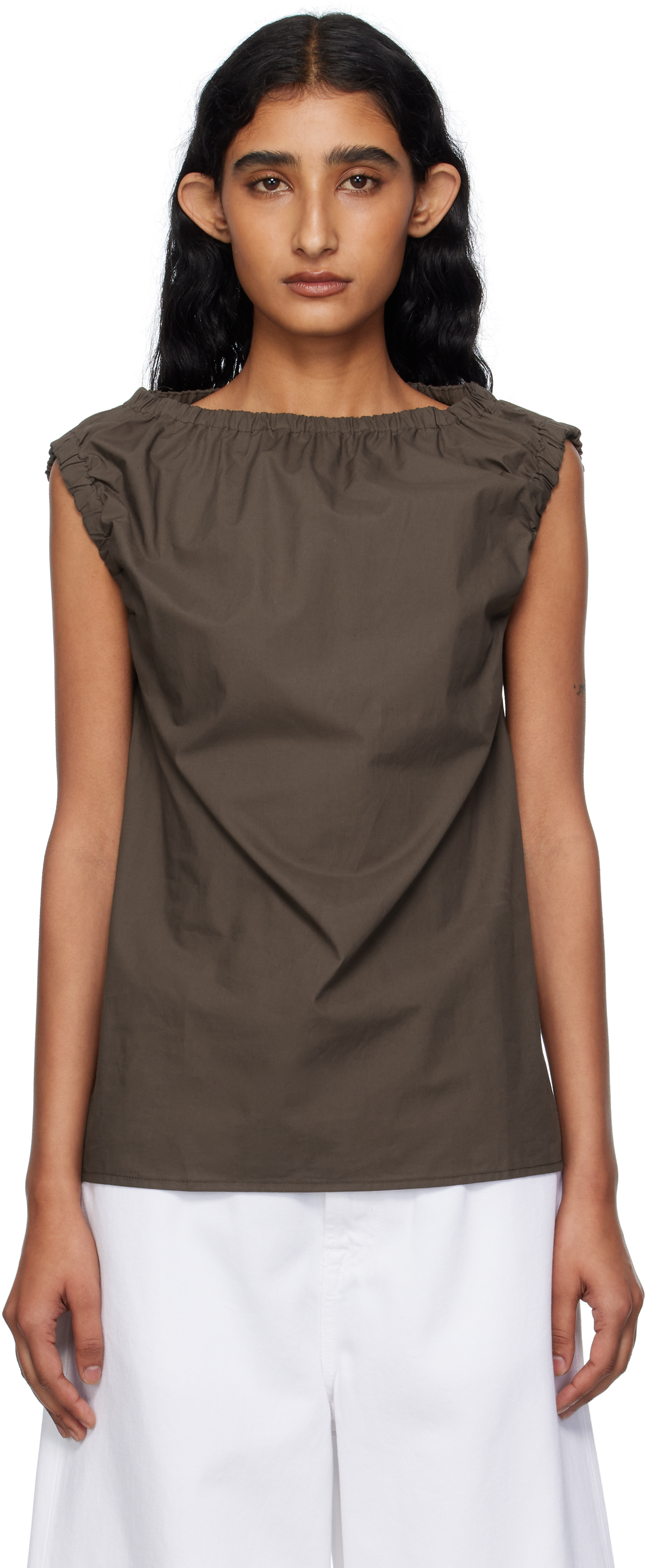 Brown Mia Blouse