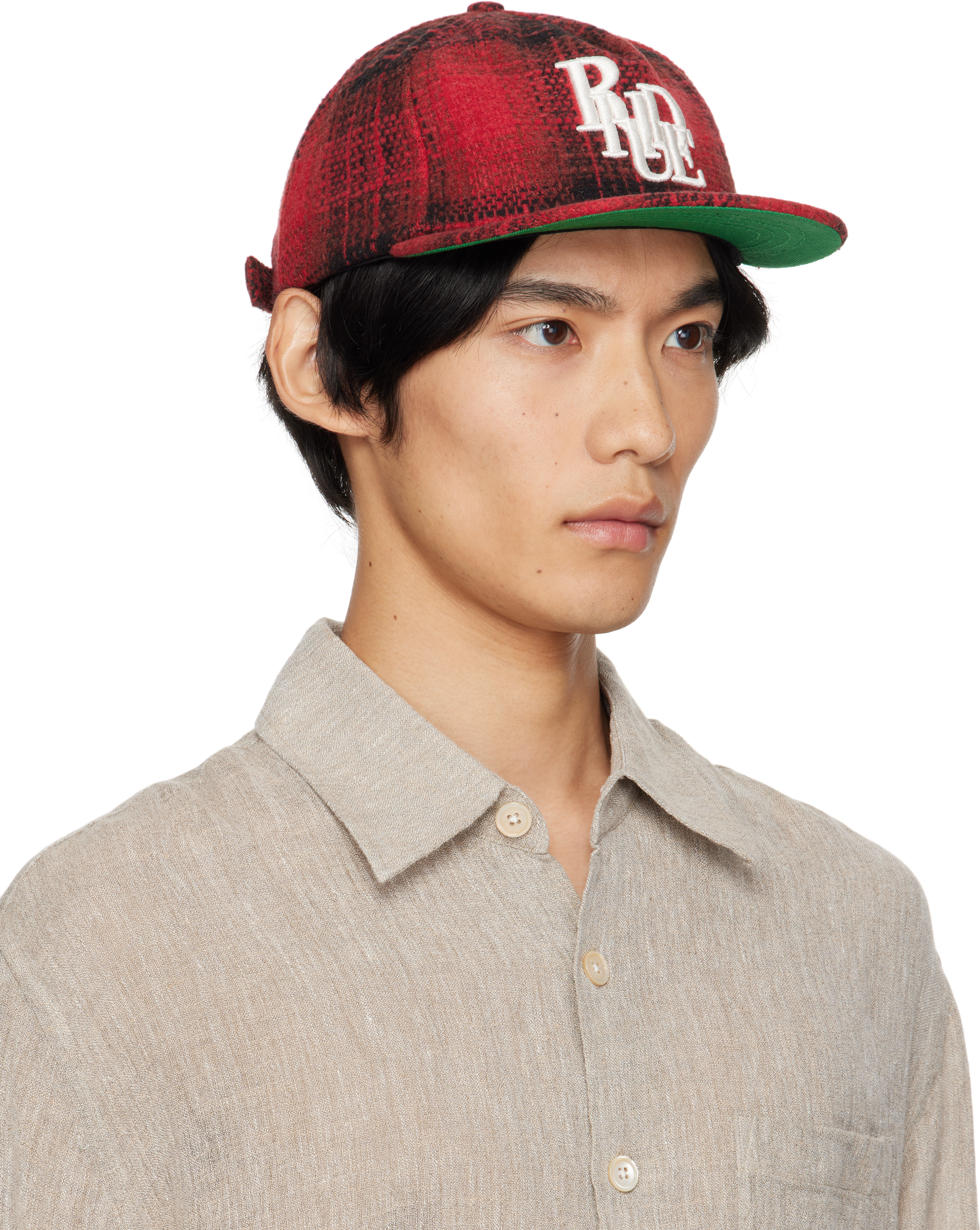 Rhude Red Scramble Logo Cap In Multi