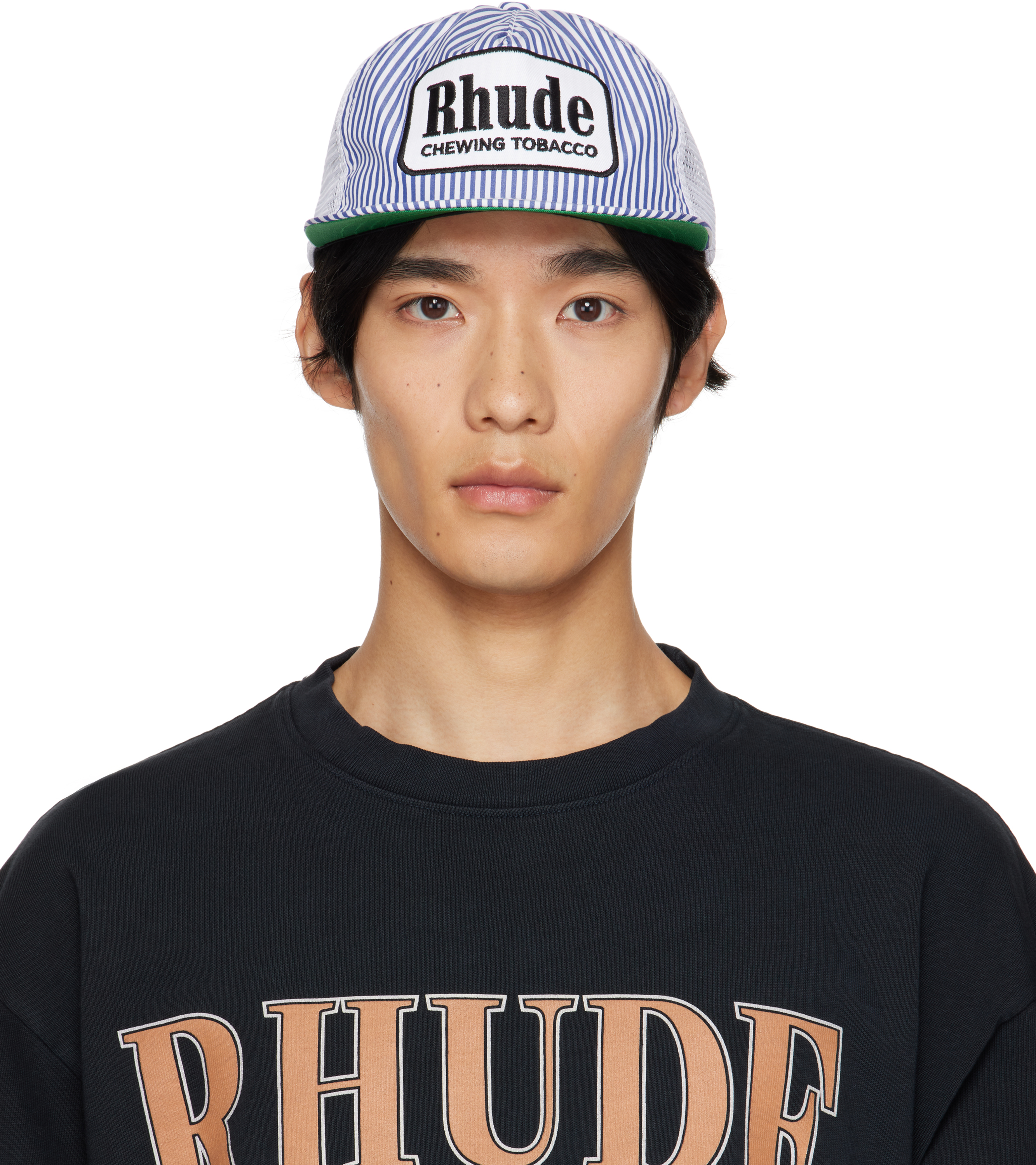 ヤ*ン様 \"デンラン・ライス\" RHUDE／ルード スペード トラッカーキャップ ルード - スペード トラッカーハット | HBX - ハイプビースト