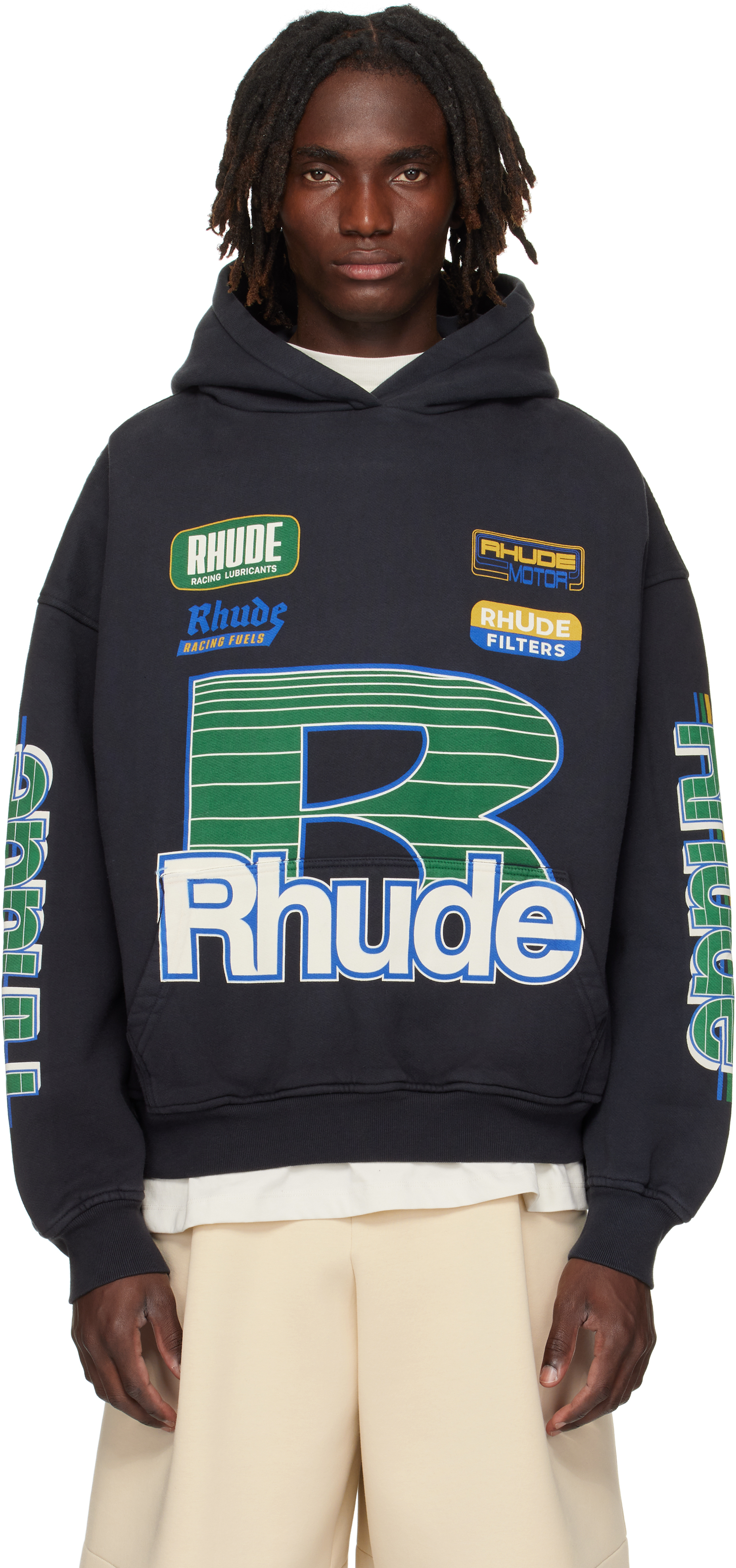 Black Roadway Racing Hoodie