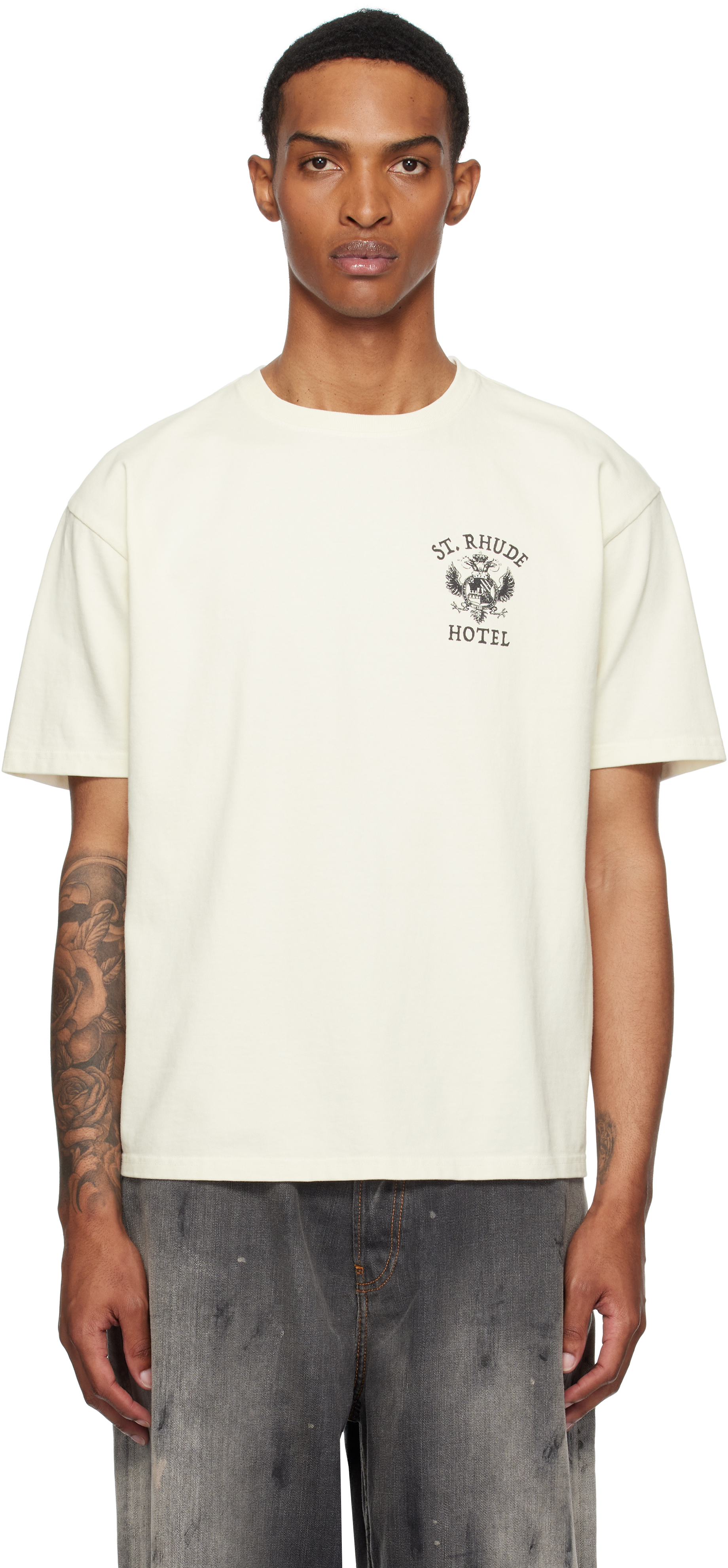 Off-White 'St. Rhude' Seal T-shirt