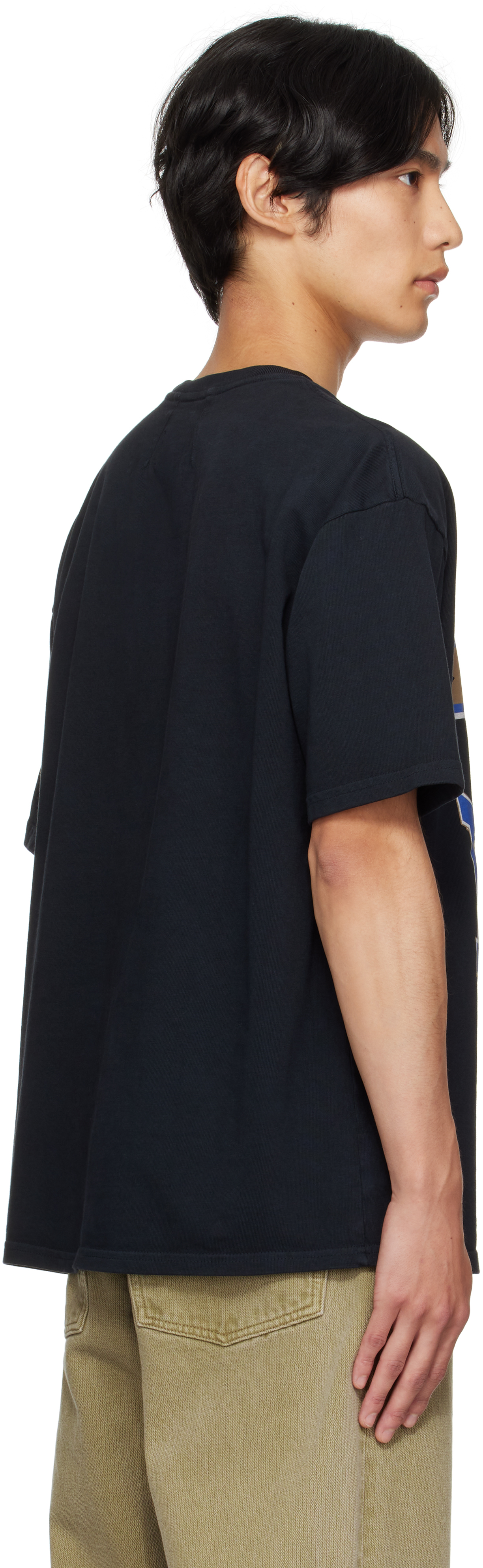 Rhude Cotswold Crest Graphic Print T-shirt In Black