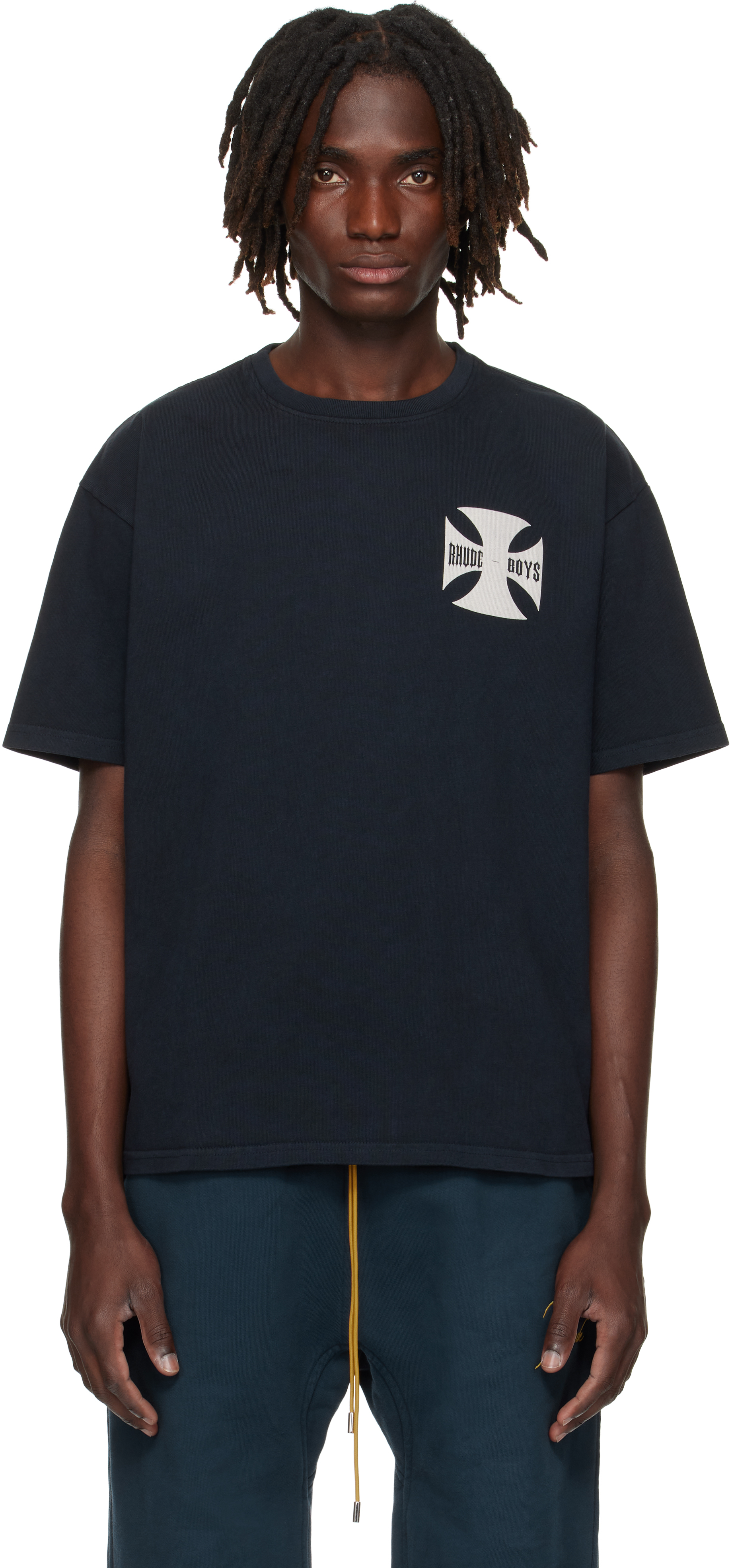 Black 'Rhude Boys' T-shirt