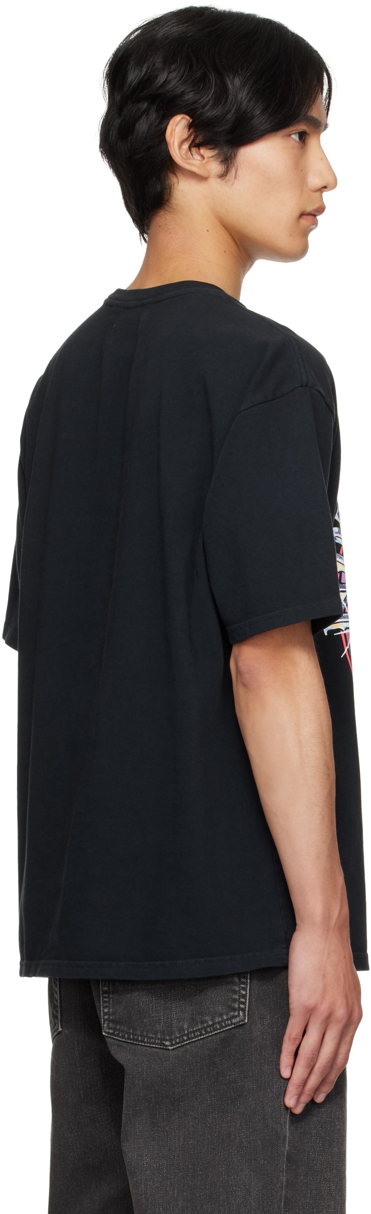 Rhude Notting Hill Eagle Graphic T-shirt In Black