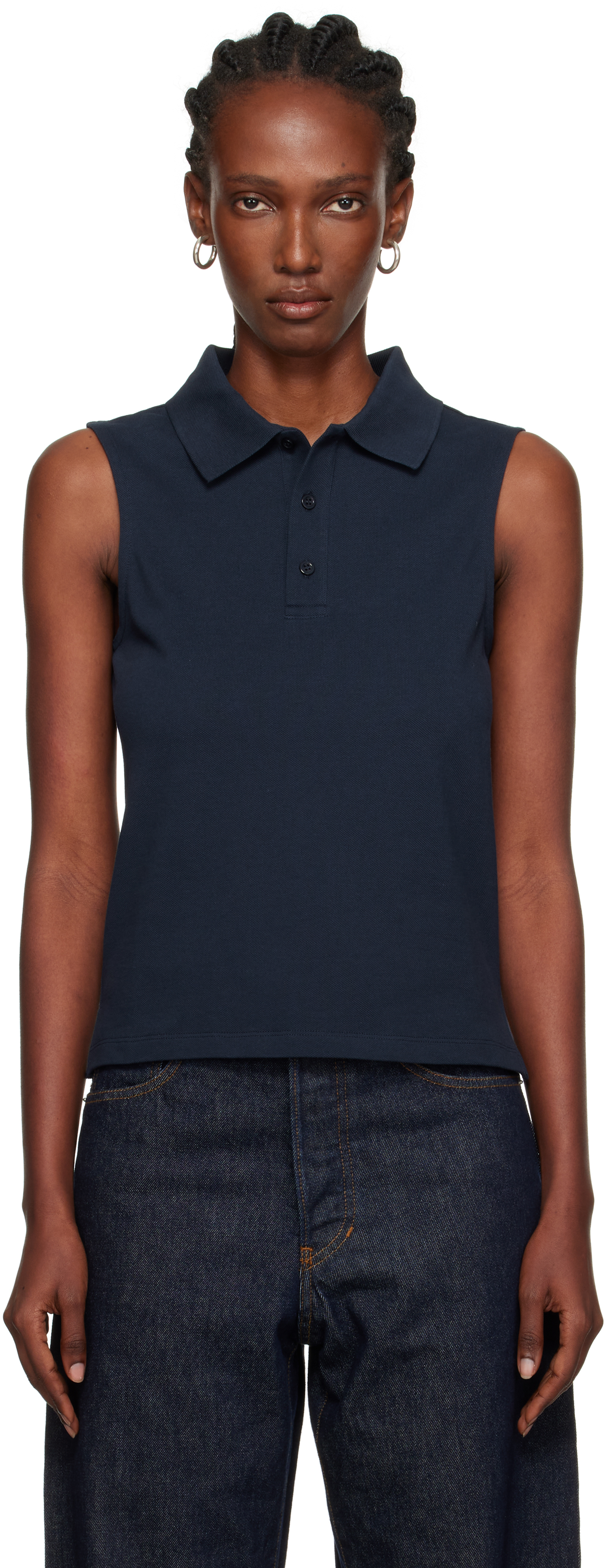 Flore Flore Navy Lauren Polo In Blue