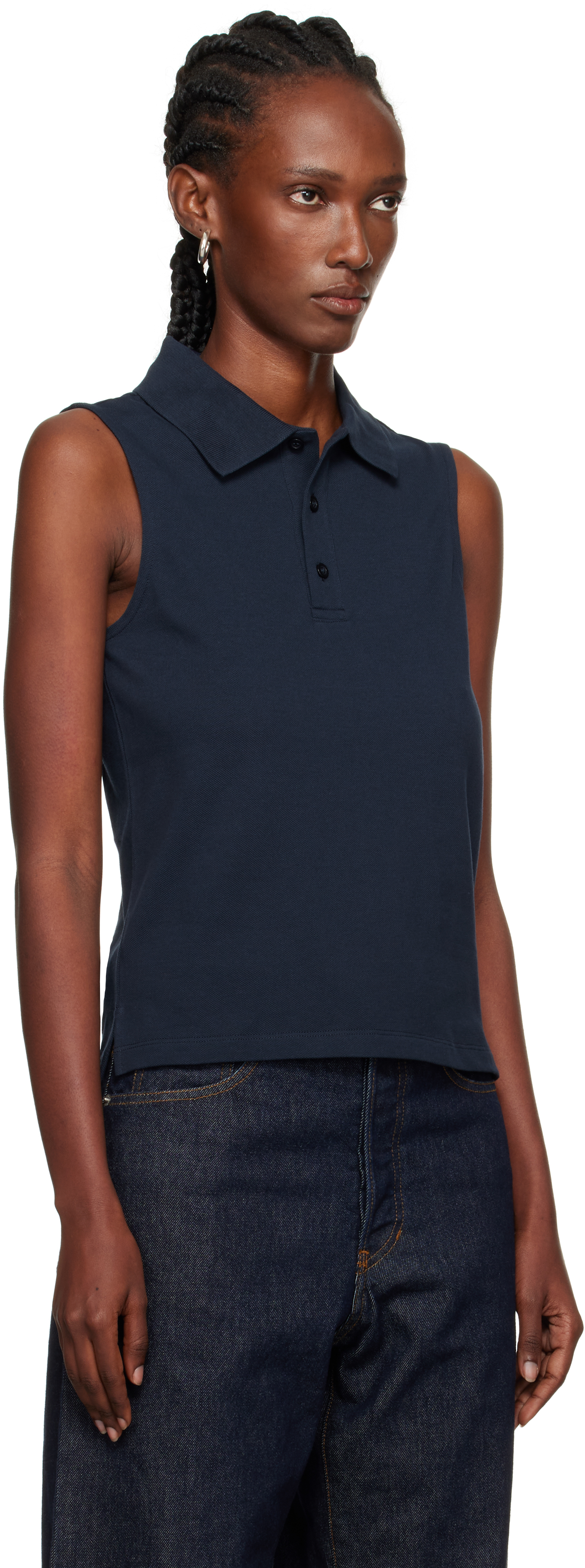 Flore Flore Navy Lauren Polo In Blue