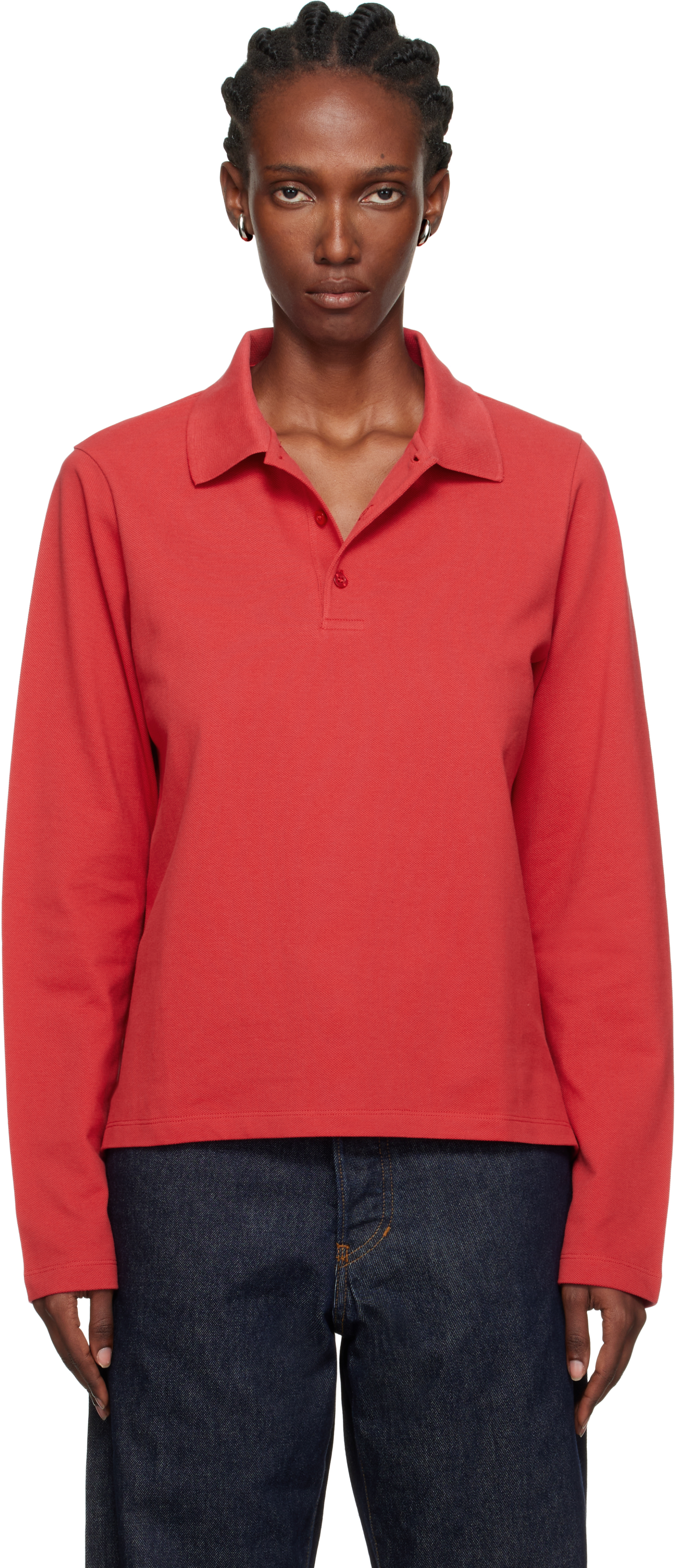 Flore Flore Red Diana Polo In Pink