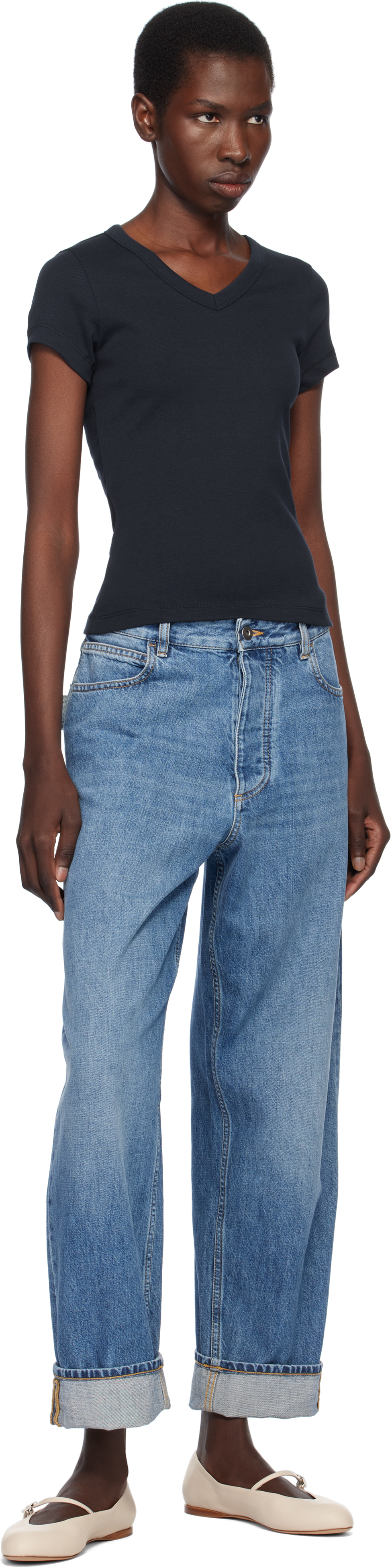Flore Flore Navy Jill Baby T-shirt
