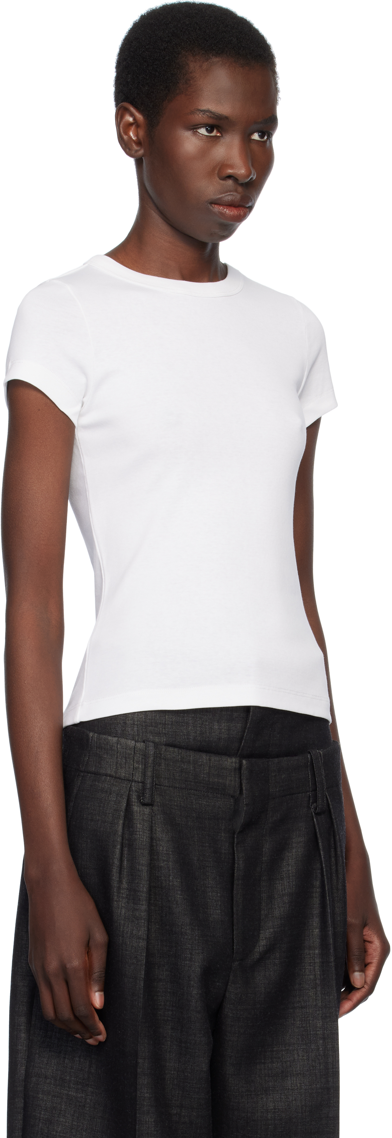 Flore Flore White Car Baby T-shirt