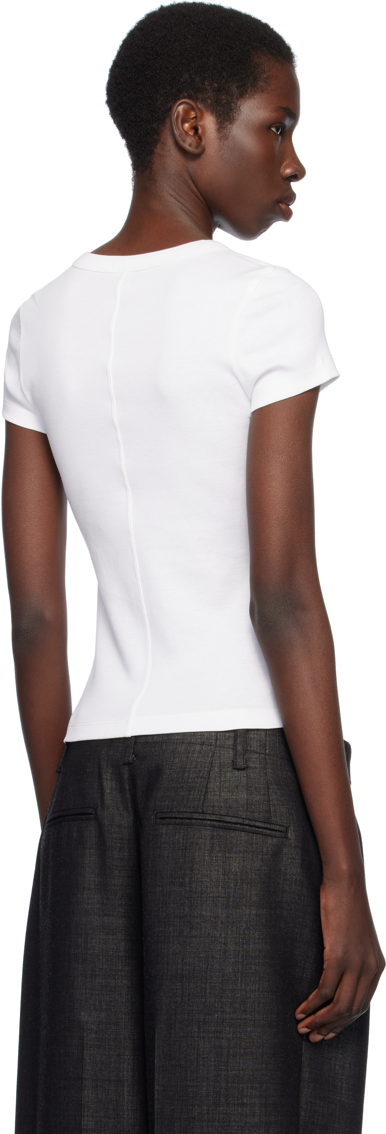 Flore Flore White Car Baby T-shirt