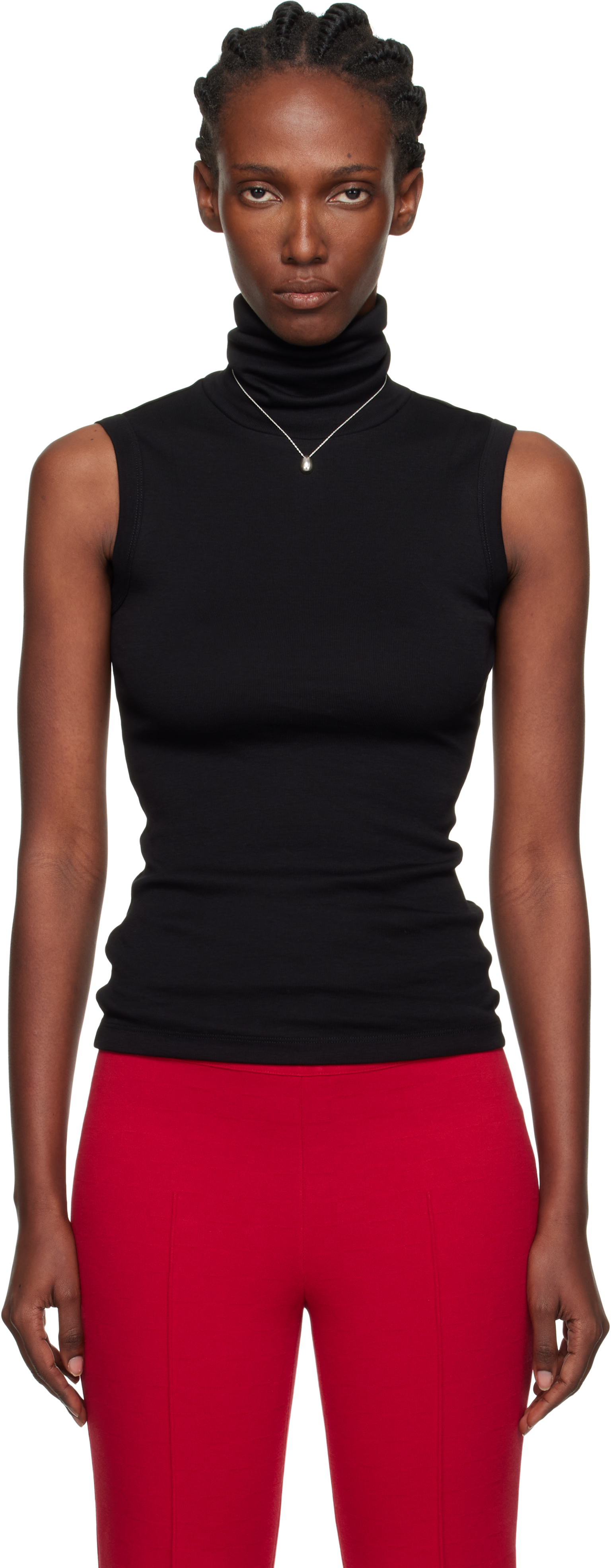 Flore Flore Black Dinah Tank Top In Black