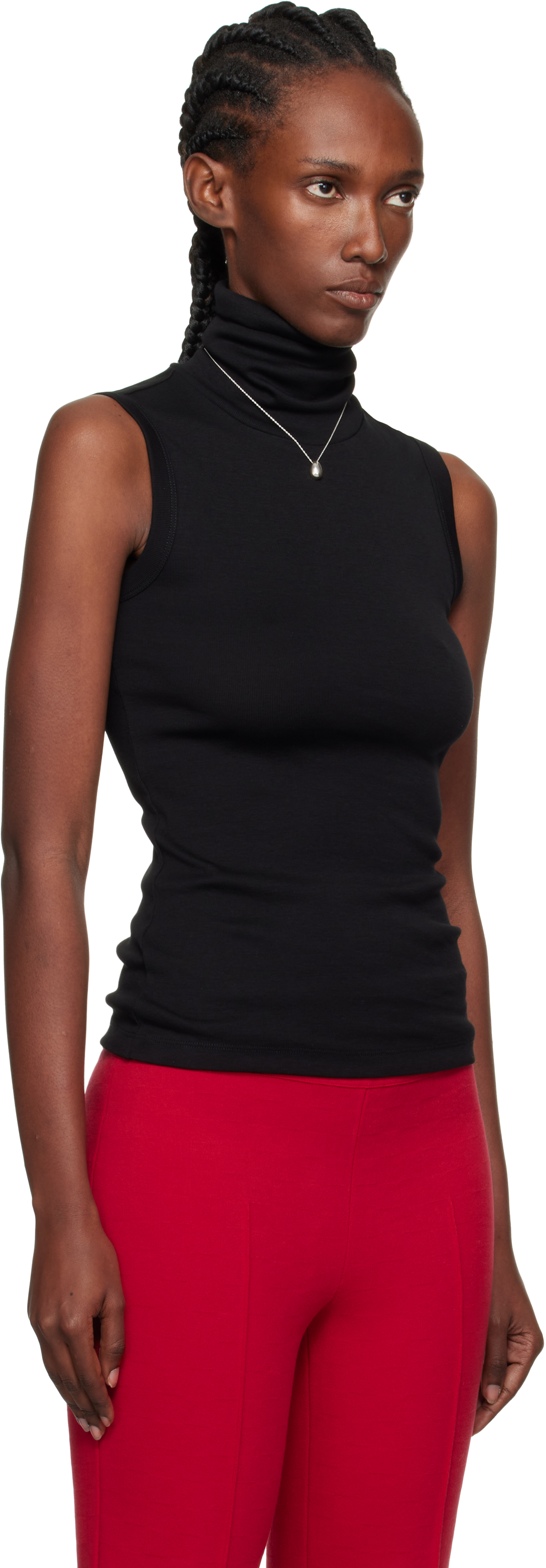 Flore Flore Black Dinah Tank Top In Black