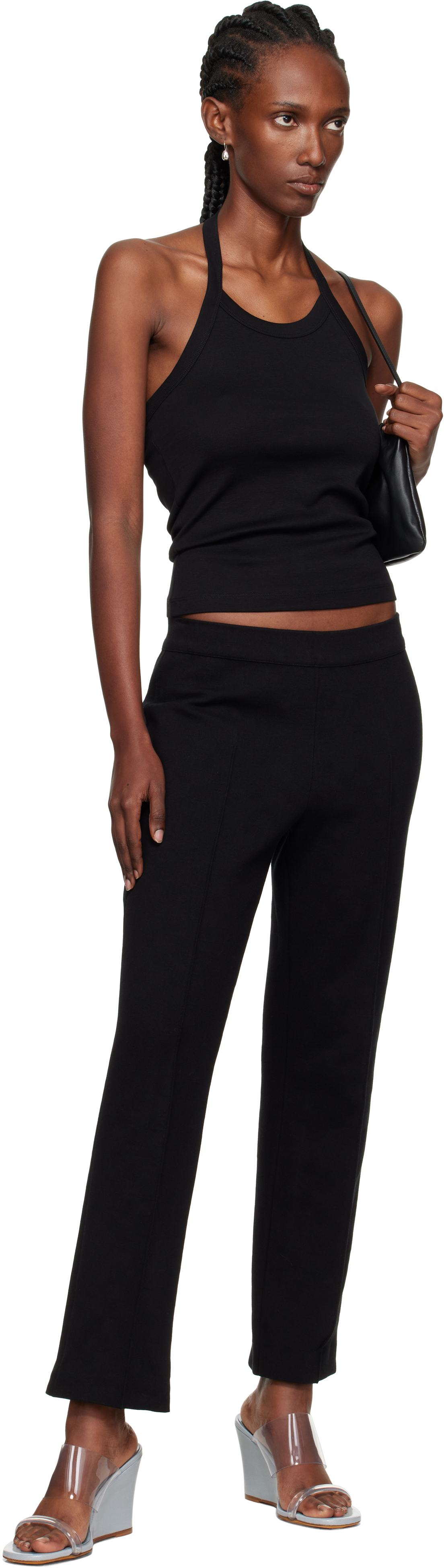 Flore Flore Angie Cotton Tank In Black
