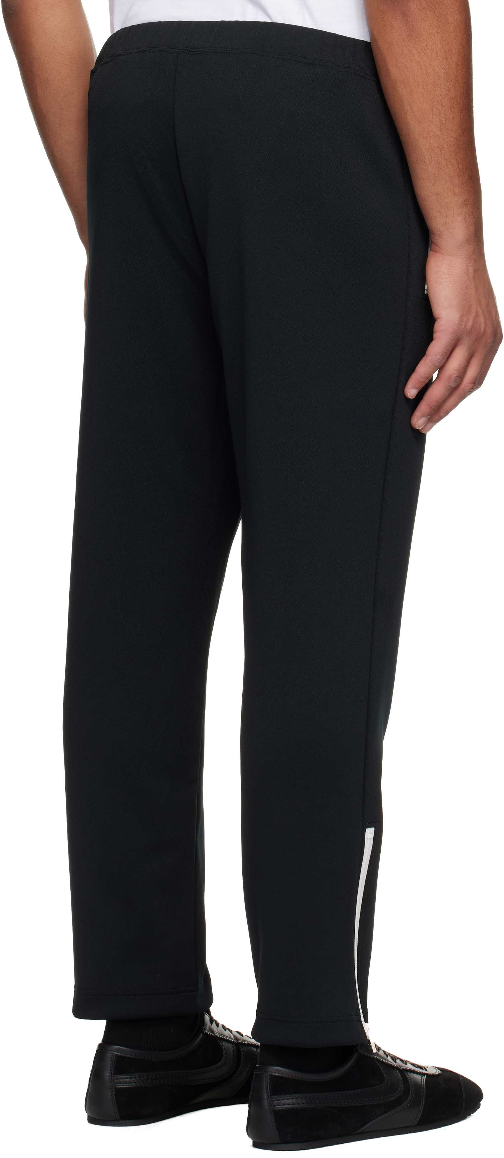 Black Comme Des Garçons Black Jersey Sweatpants In Black