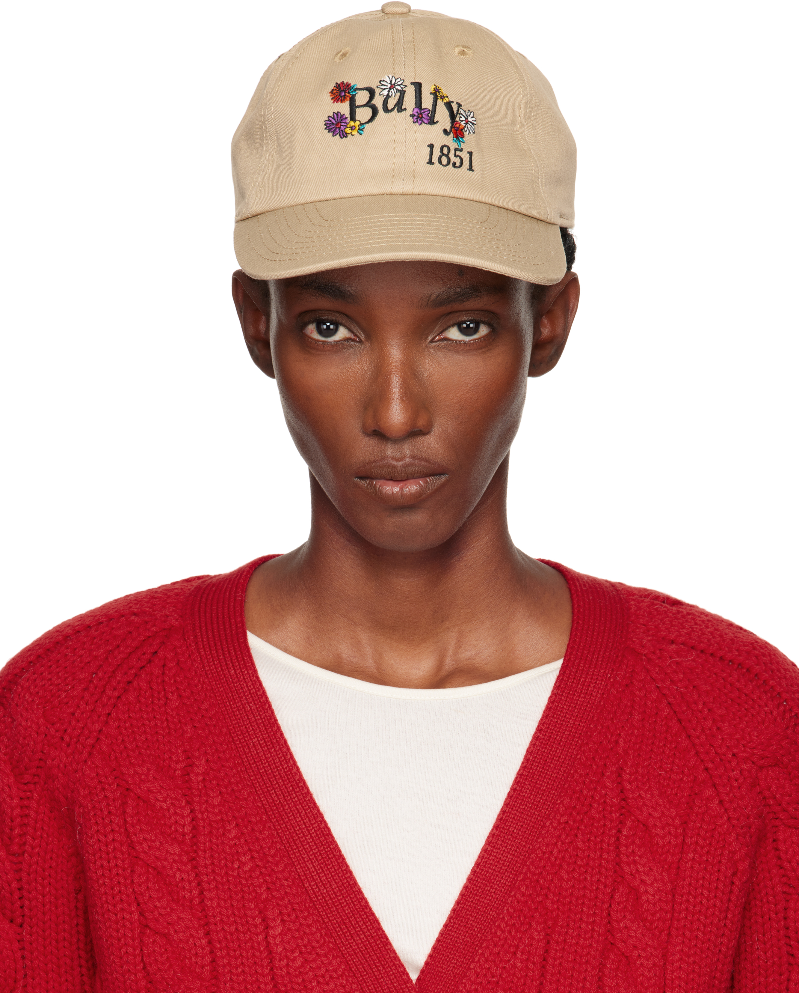 Bally Beige Baseball Cap